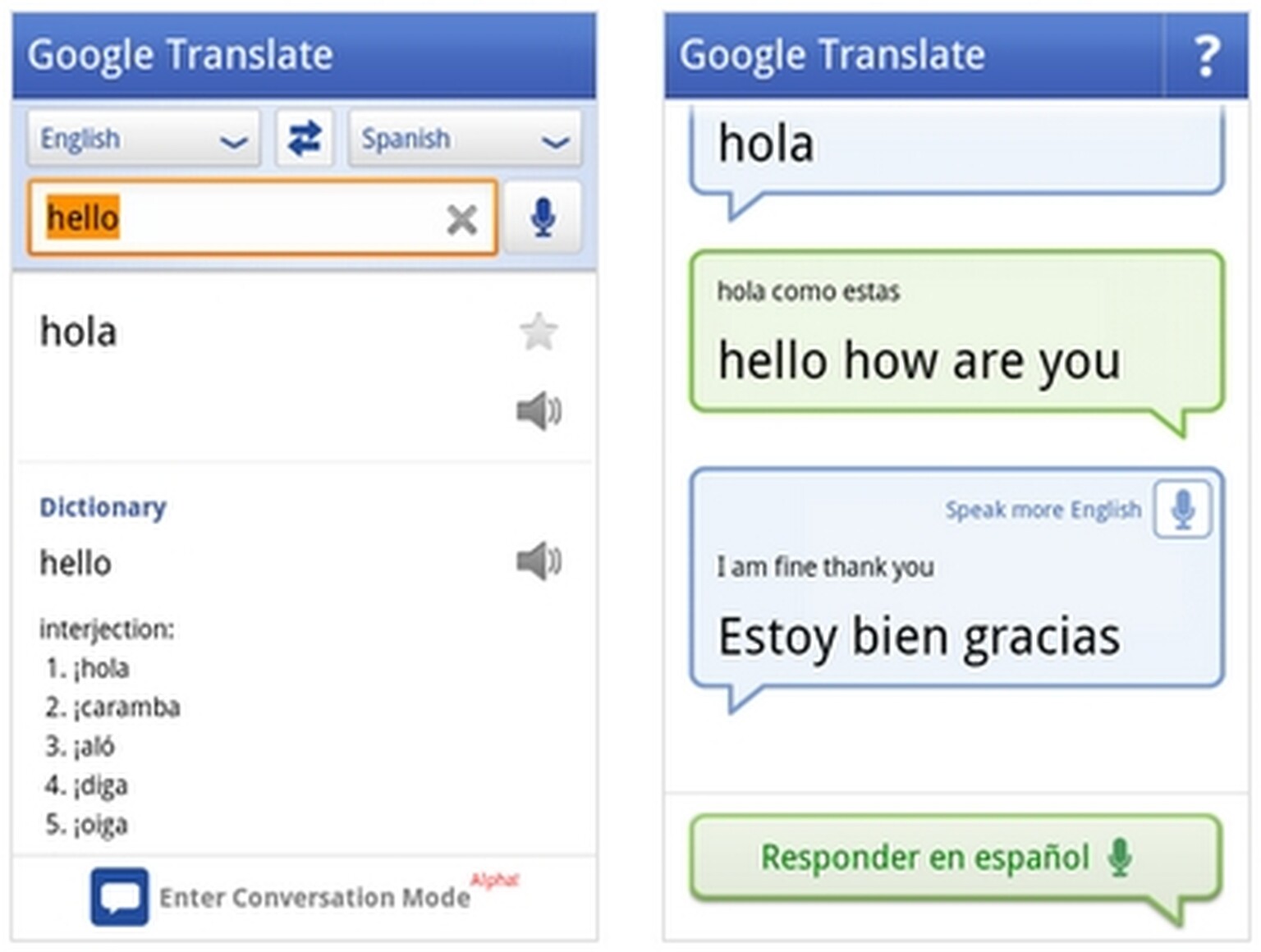Google Translate for Android adds Conversation Mode for real-time translations
