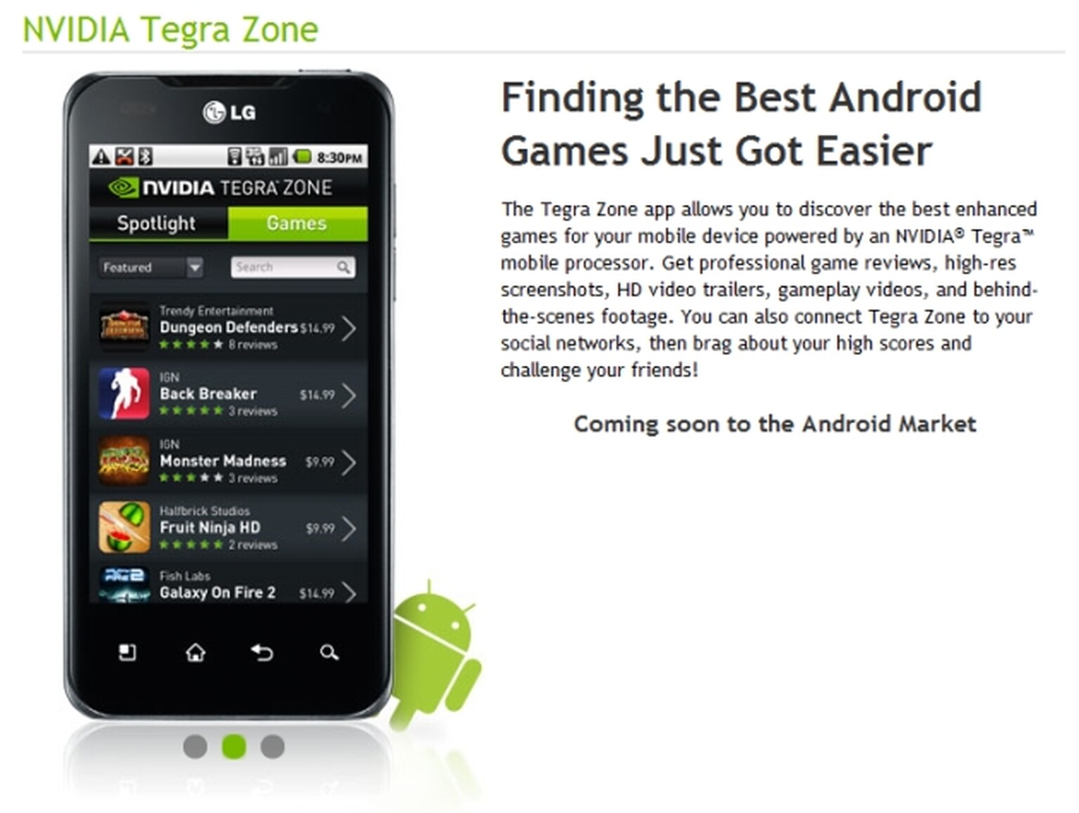 NVIDIA’s Tegra Zone app: the beginnings of an Android gaming community?