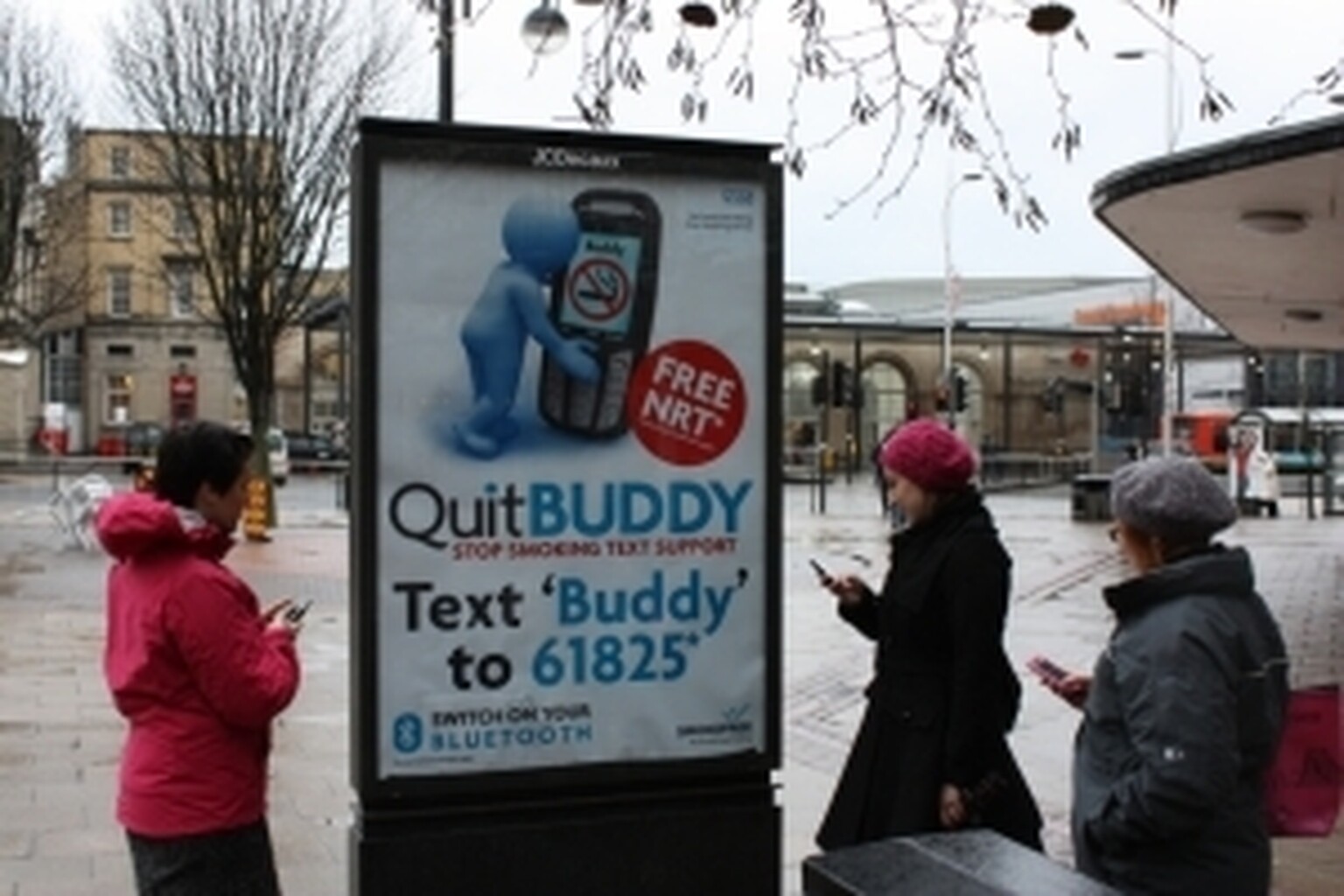 Bluetooth poster campaign helps Hull smokers to kick the habit