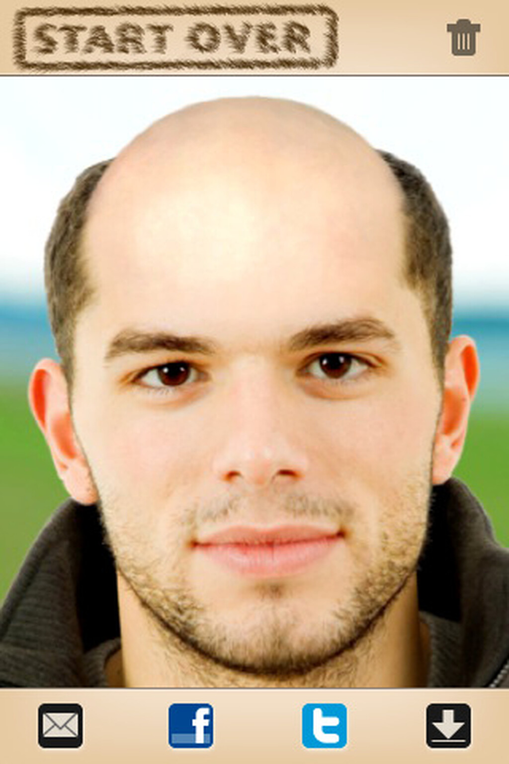 Fed up with FatBooth and AgingBooth? Meet BaldBooth.