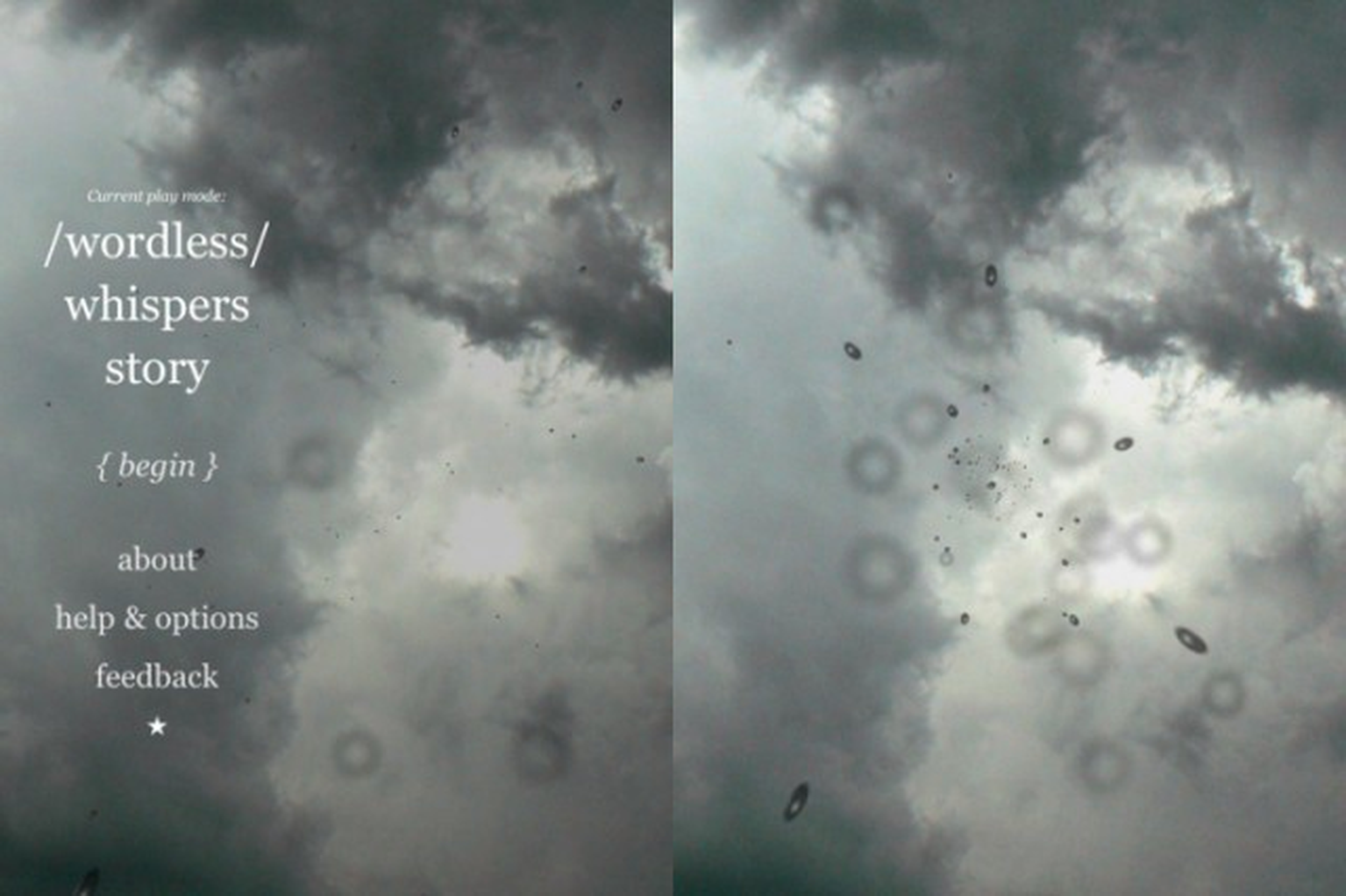 Strange Rain is a welcome relief from the snow: Combines storytelling, music and multi-touch