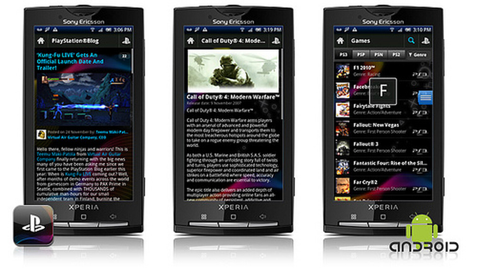 Sony unveils official PlayStation App for Android and iPhone