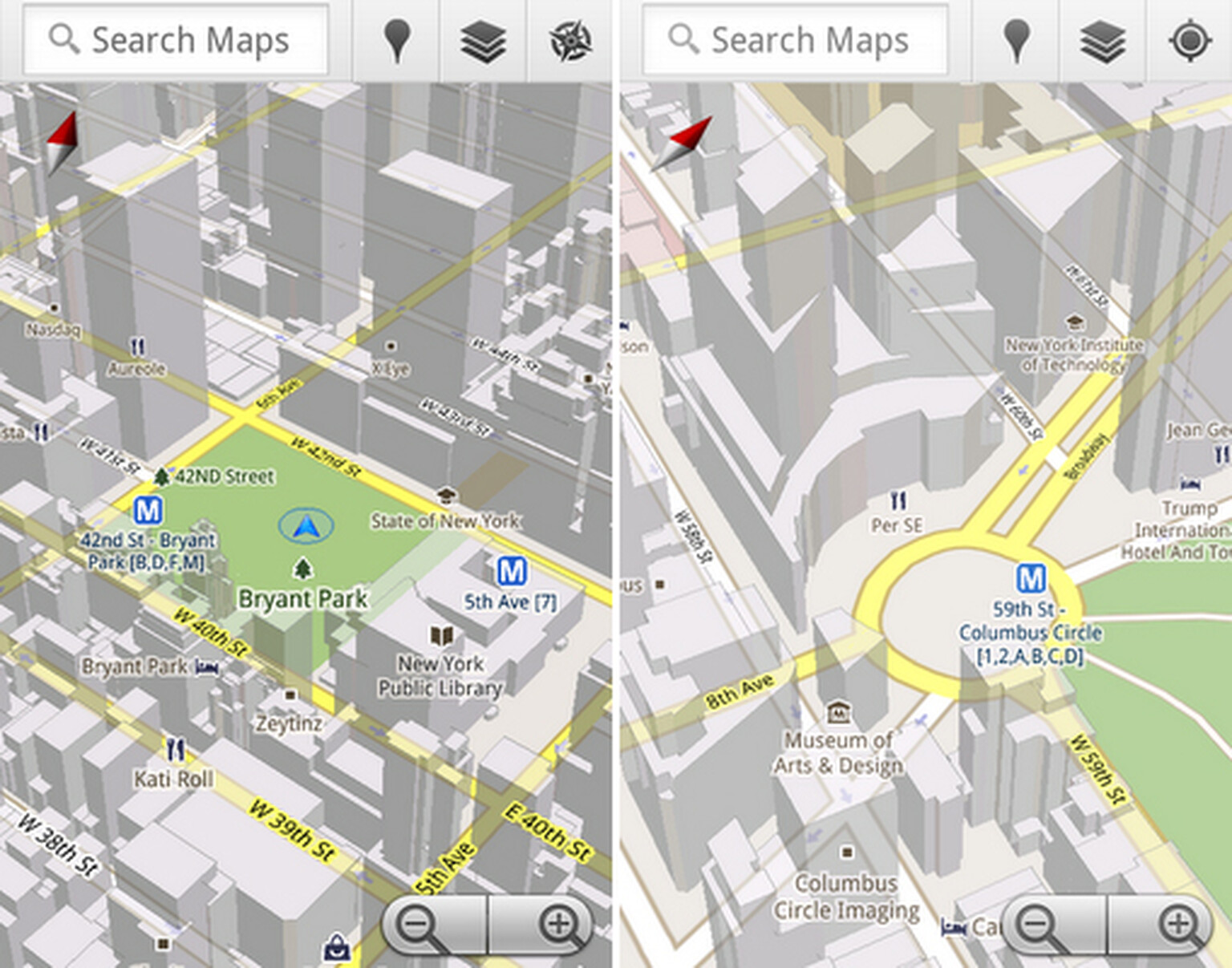 Google Maps 5.0 available now, 3D buildings for high-end Android phones and offline modes for all