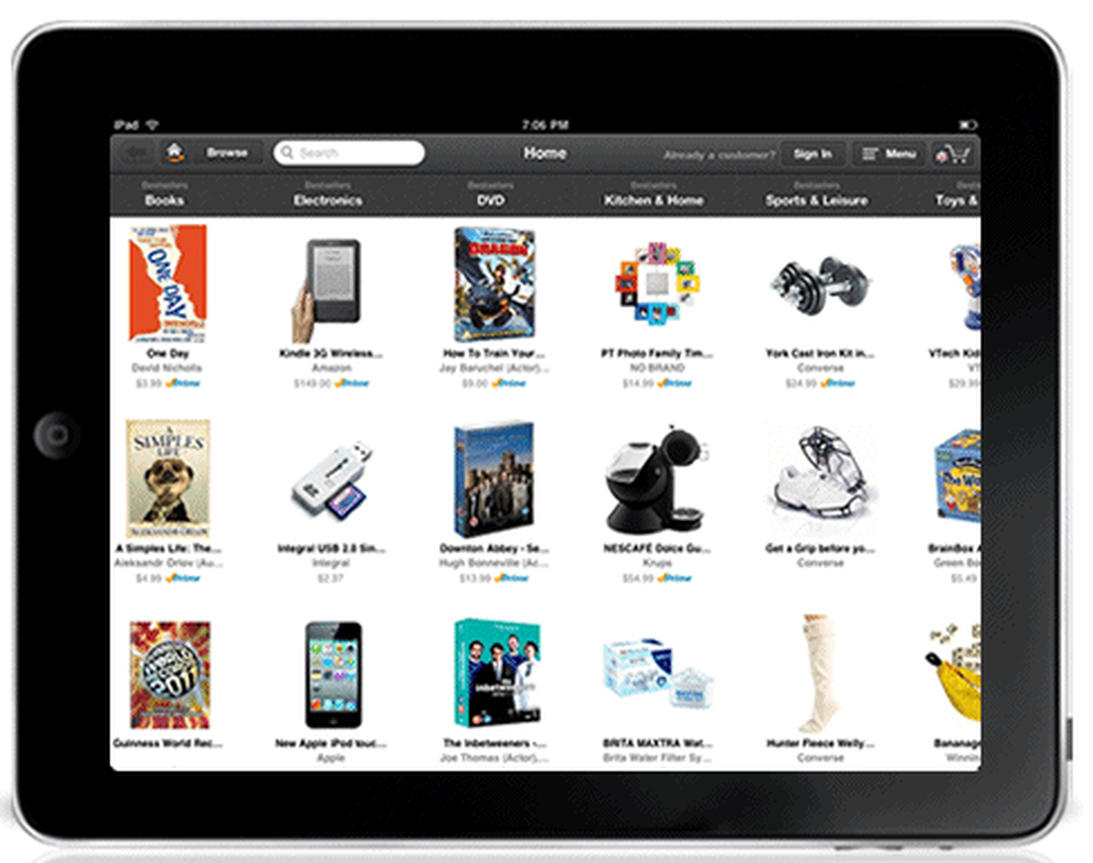 Amazon Windowshop: An Amazon app especially for iPad