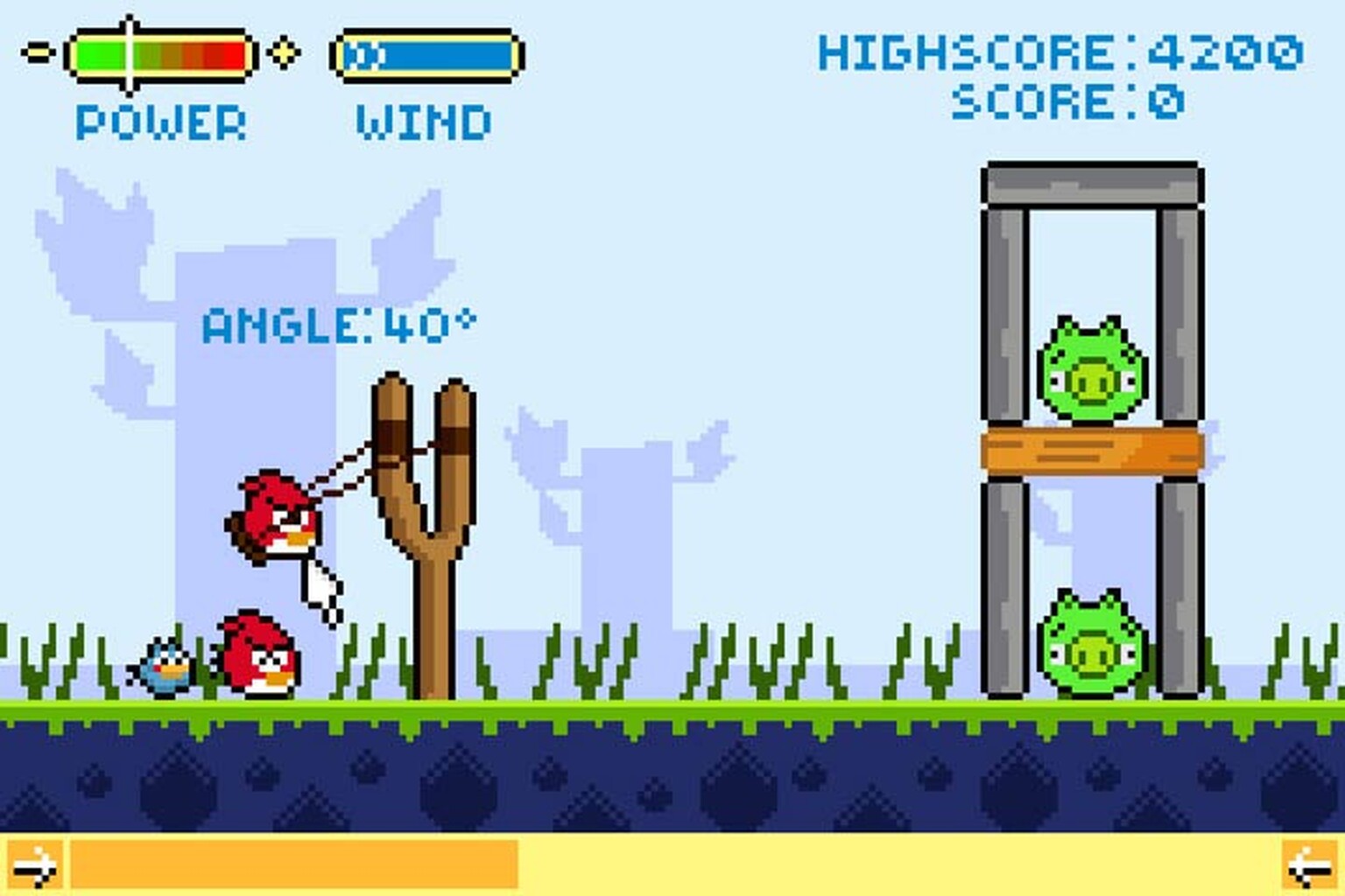 Pixellated poultry: Angry Birds gets '90s make-under