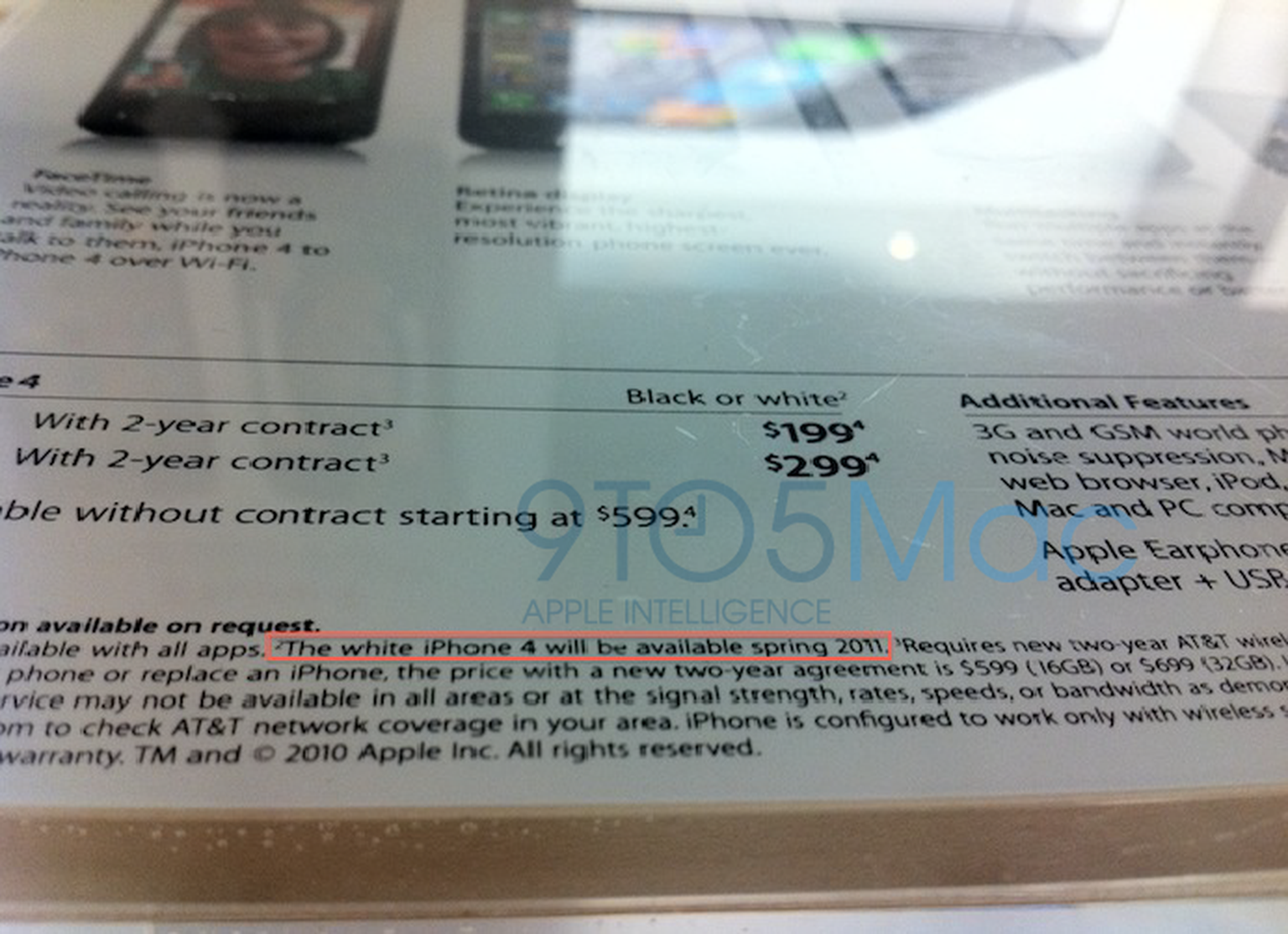 White iPhone 4 will be out in Spring 2011