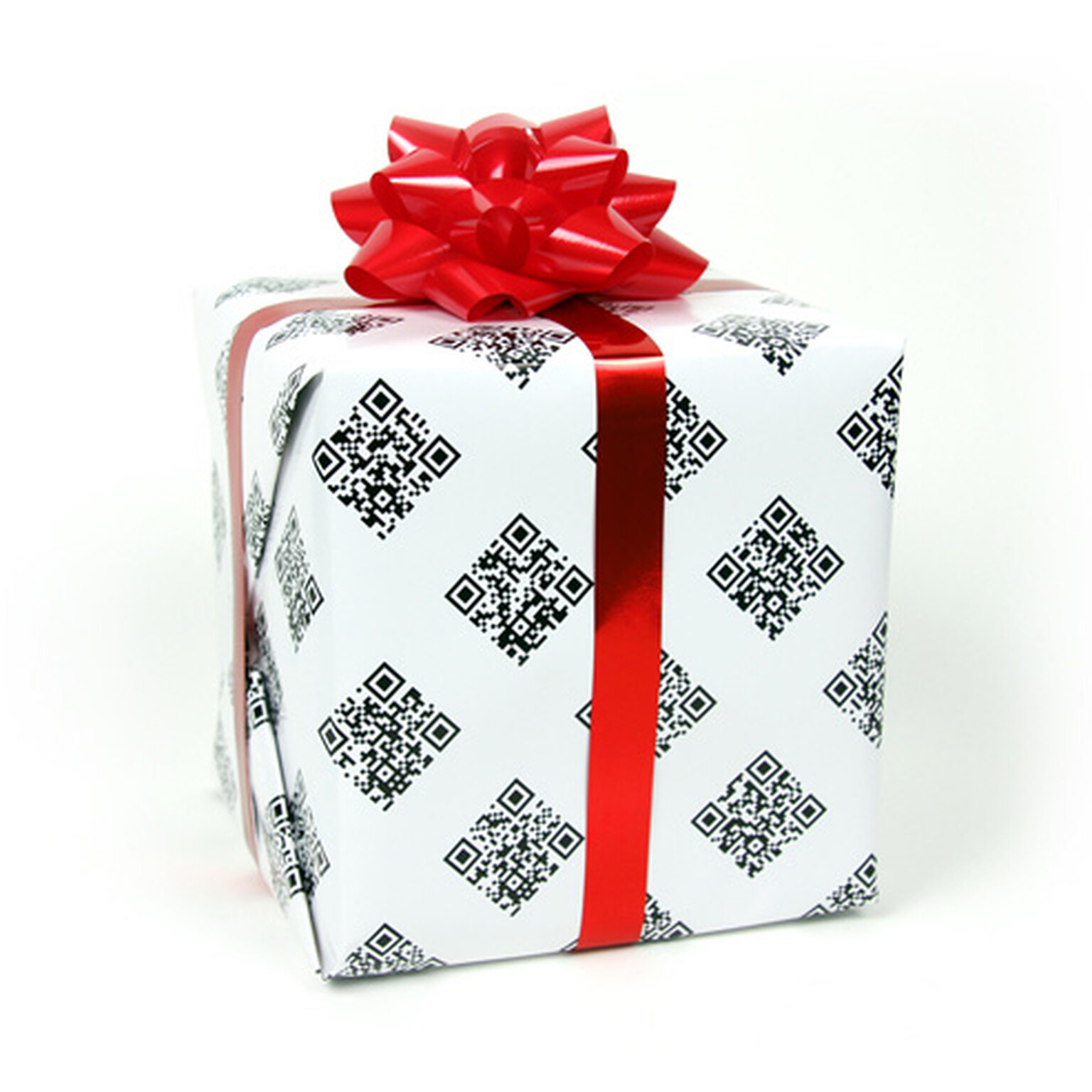 QRapping Paper will look geek-a-licious under your tree