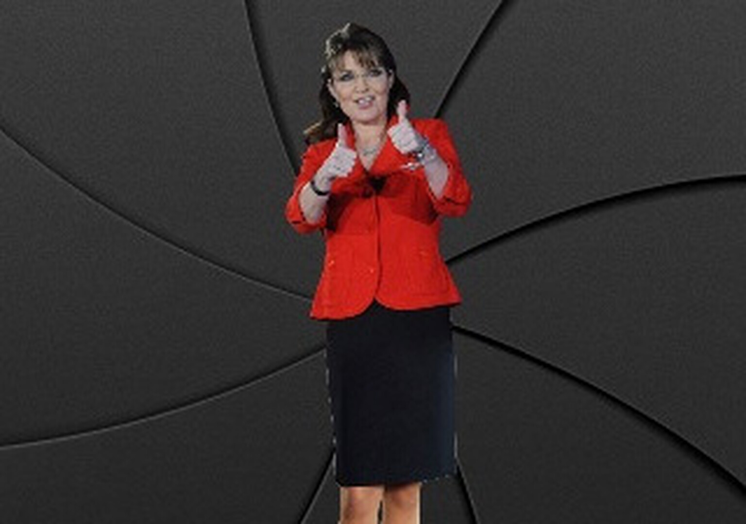 Sarah Palin gets manipulated in iPhone photo app