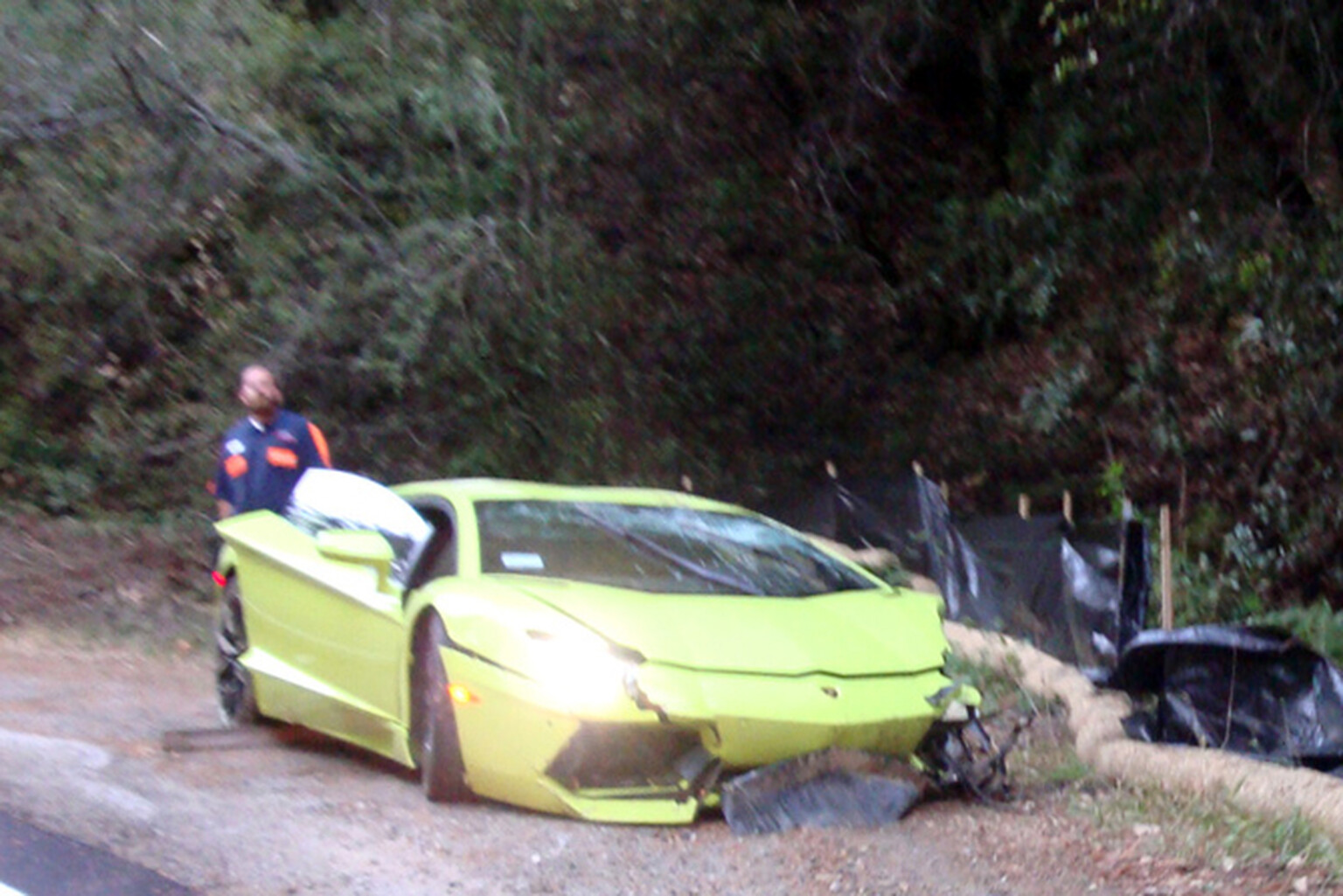 Rare Lamborghini Aventador destroyed by young driver