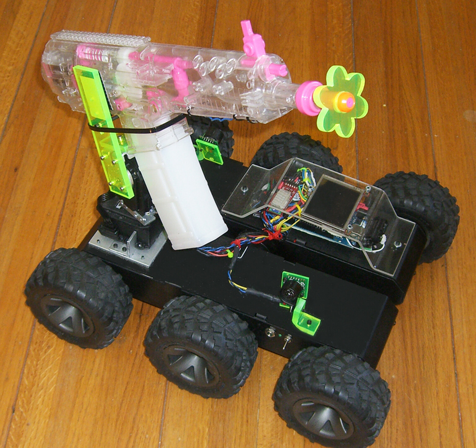 Keep the raccoons at bay with Android powered Arduino water gun