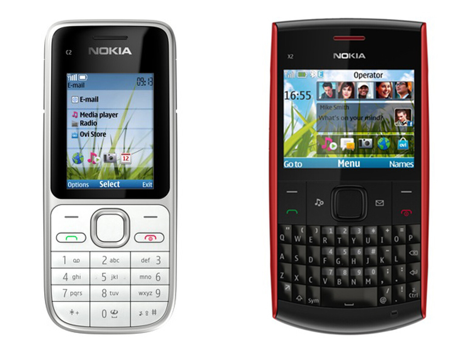 Nokia C2-01 and X2-01 budget phones: Social networking for less than £70