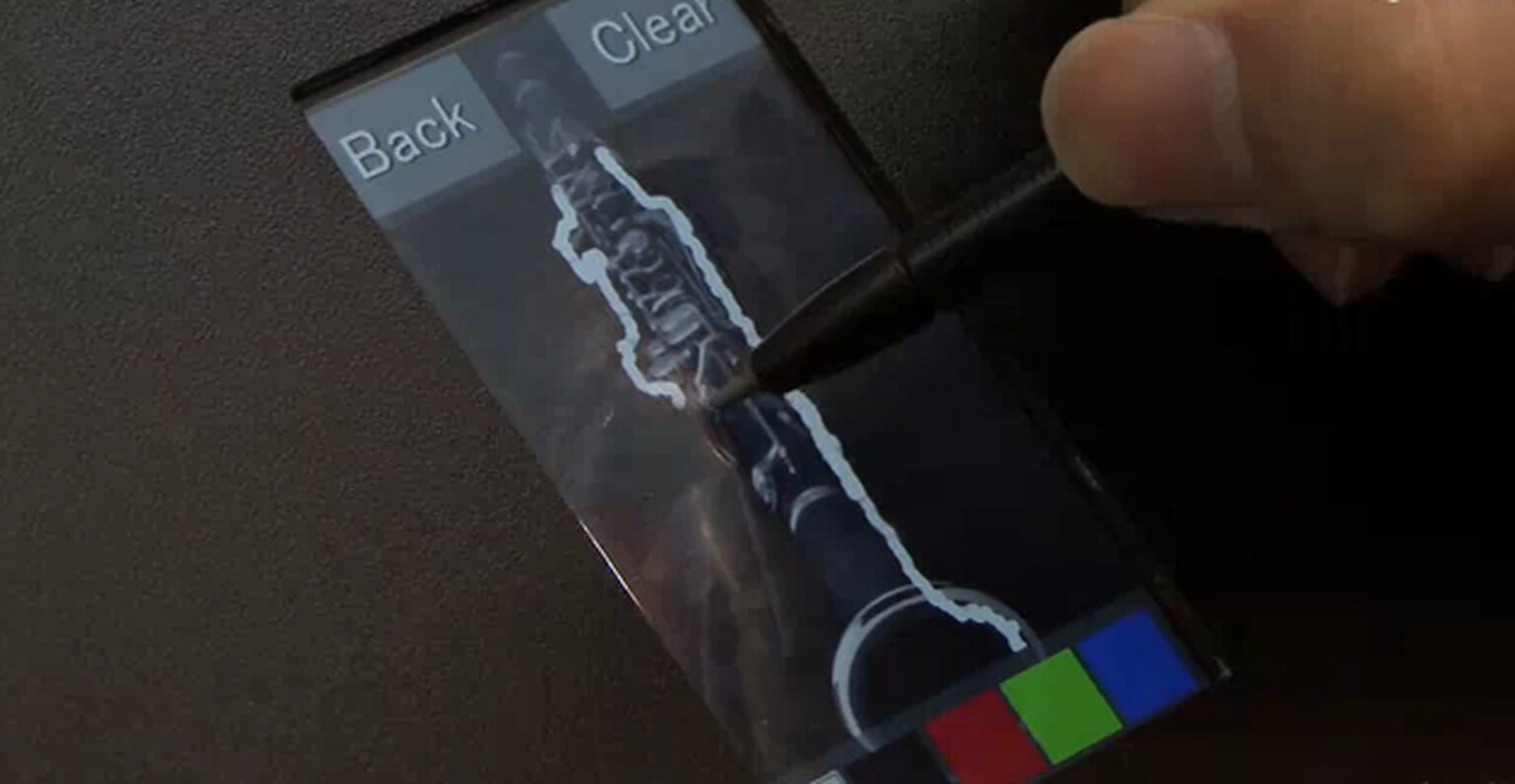Hitachi unveils a capacitive touchscreen which can handle stylus input