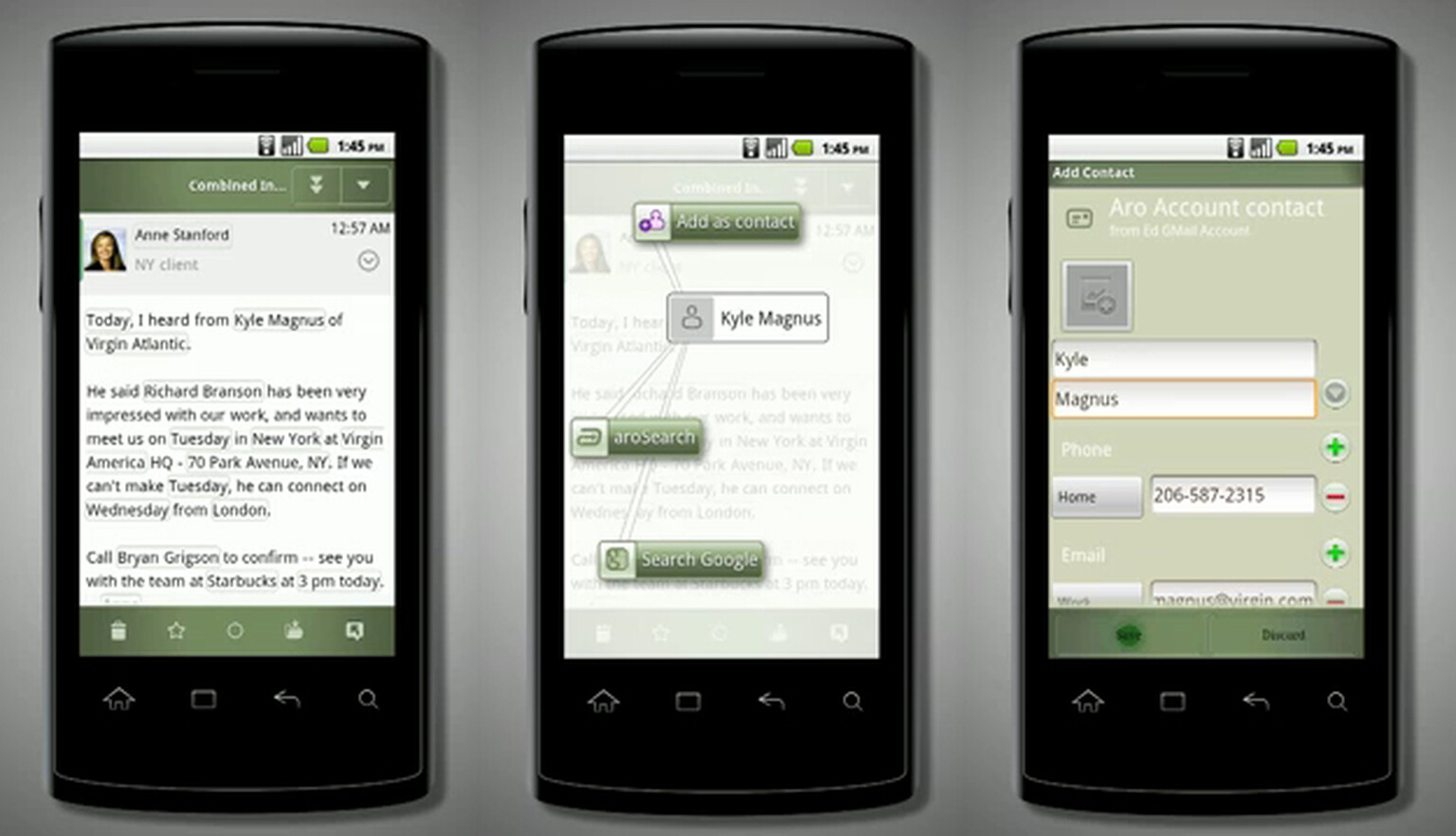 Aro Mobile beta hooks up your email accounts, texts and contacts, makes your Android smartphone smarter