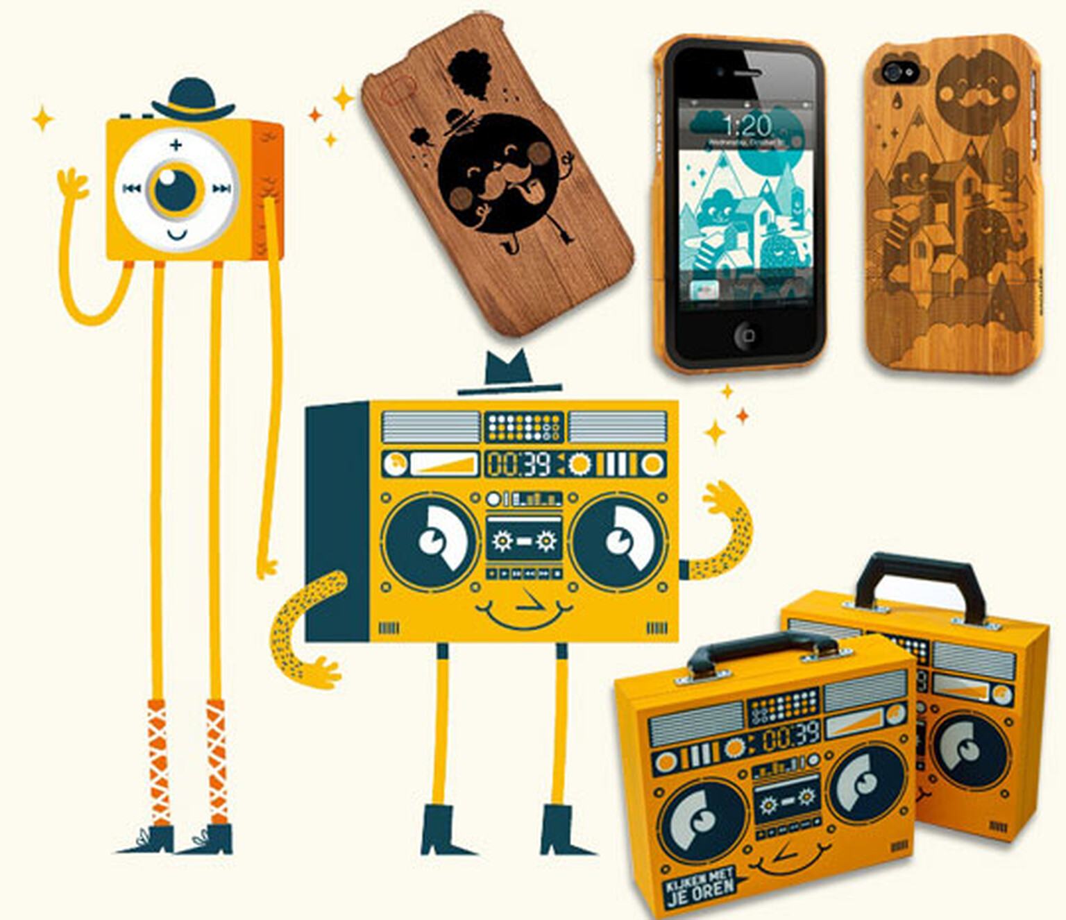 This iPhone 4 case would have been perfect for Movember
