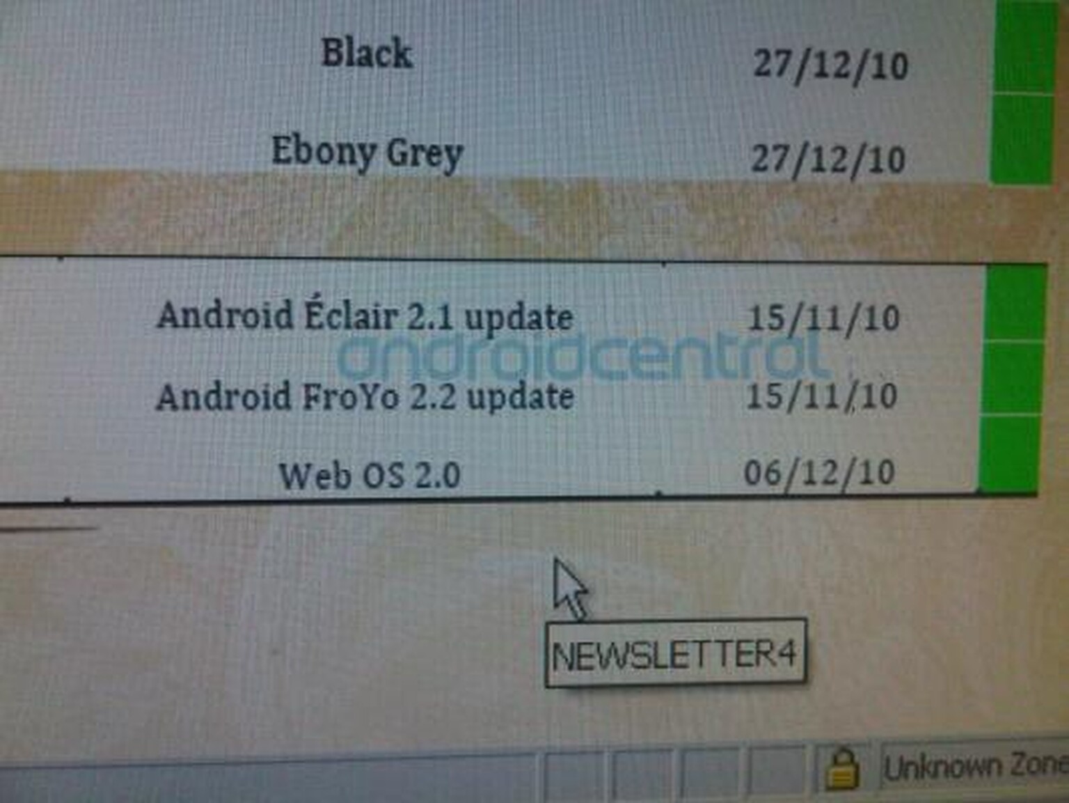 O2 Samsung Galaxy S getting Android 2.2 (Froyo) next week