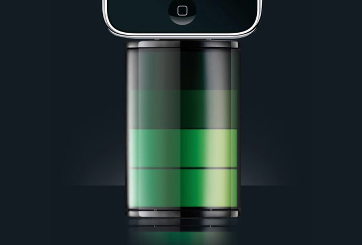 This iPhone charger icon is an actual charger
