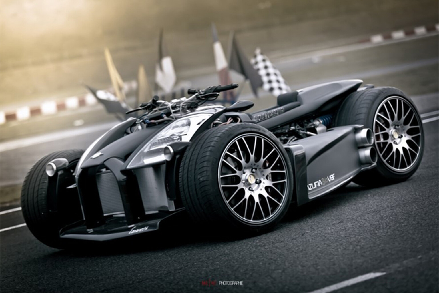 Wazuma V8F quad bike packs a 250bhp Ferrari V8