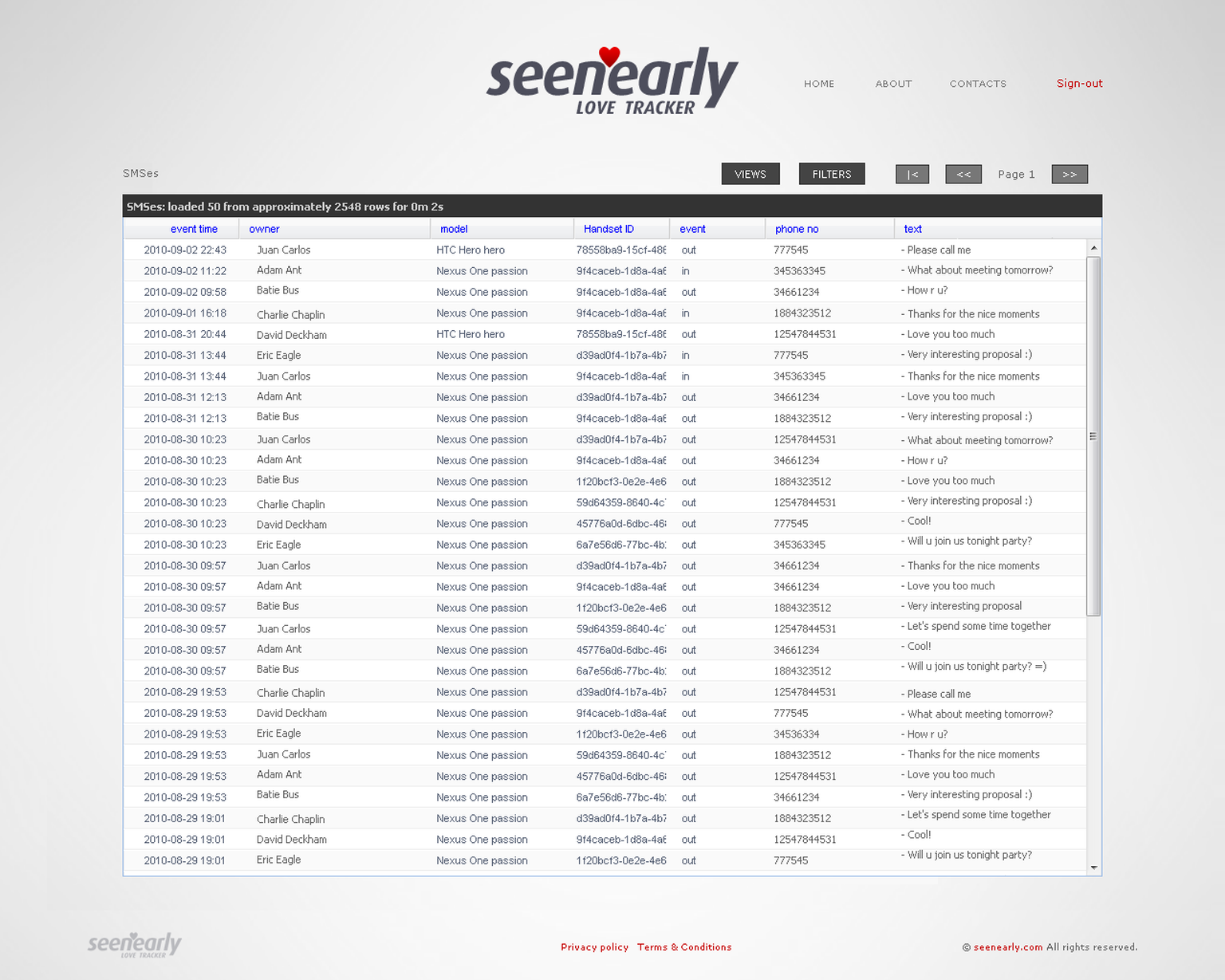 SeenEarly for Android keeps tabs on all your phone activity