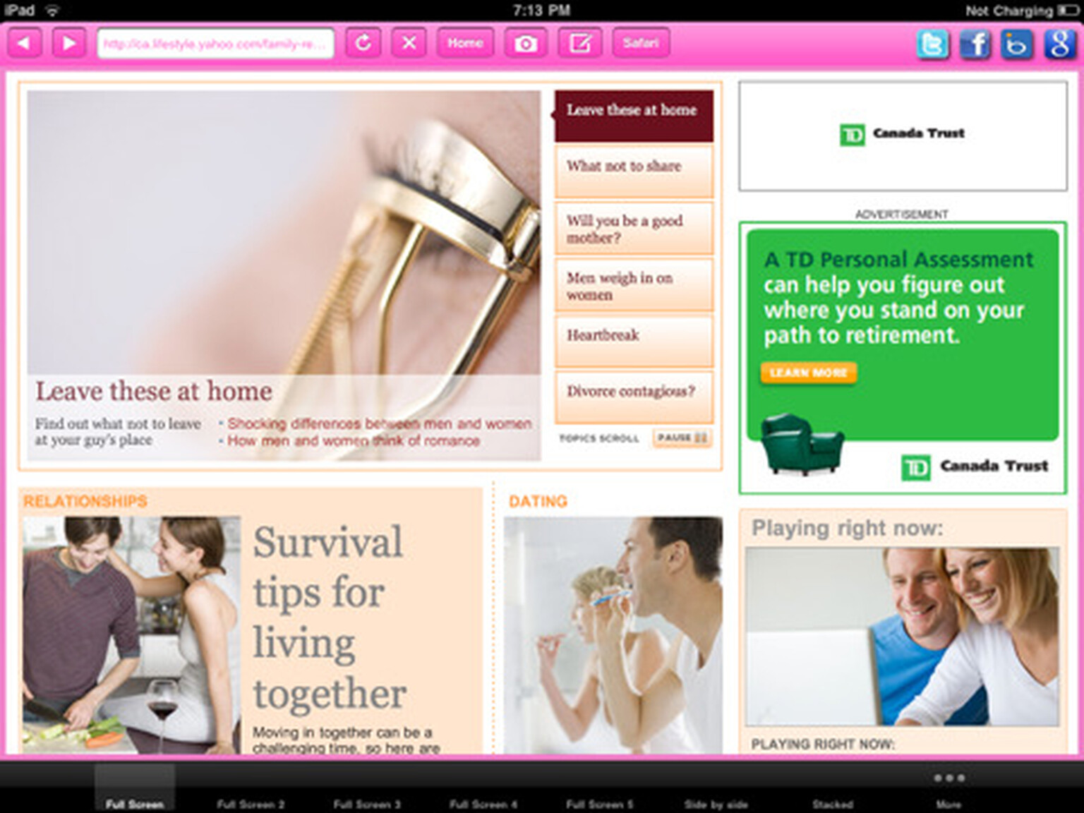 Pink Browser for iPad is 'designed for women by women'