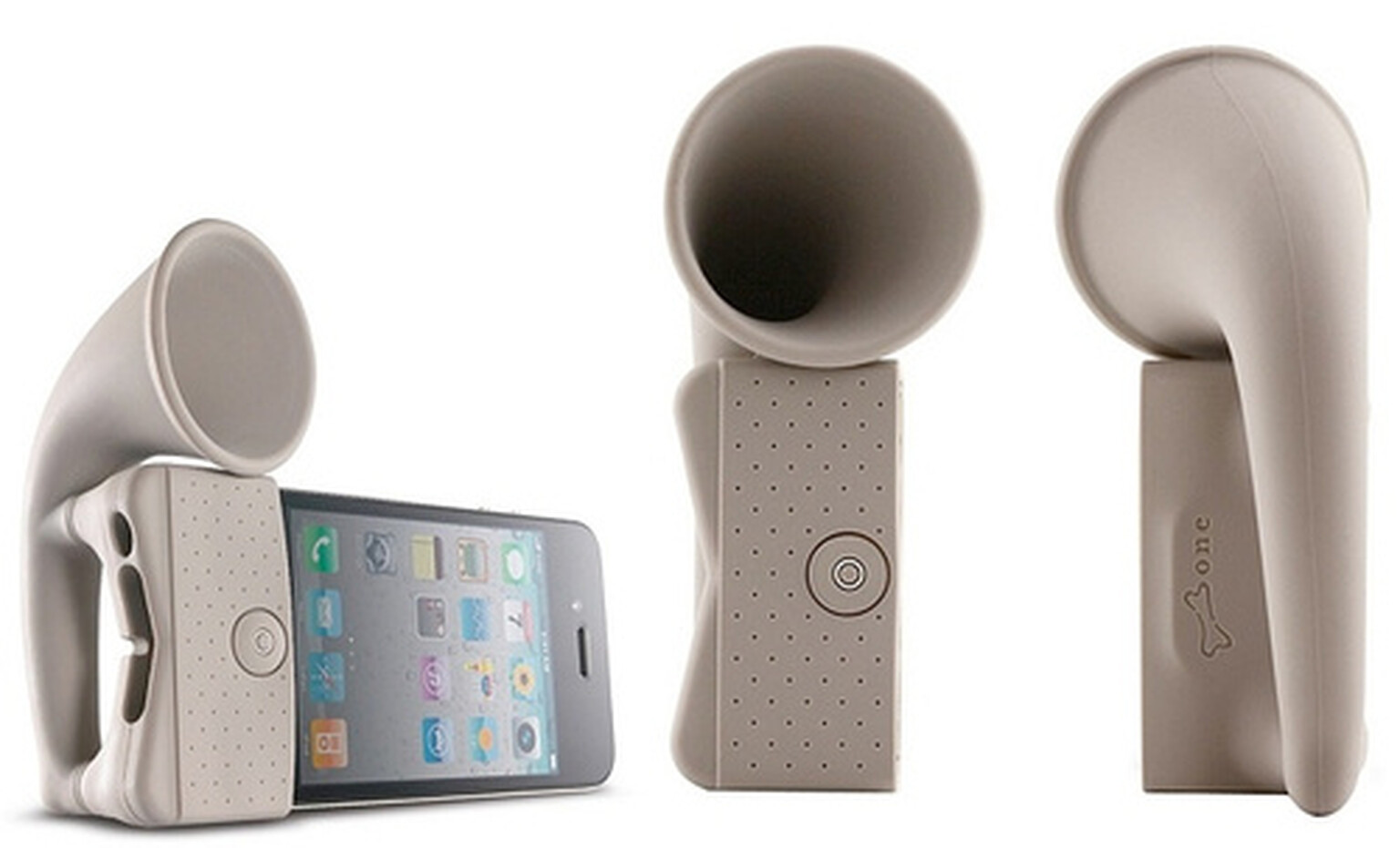 iPhone gramophone speaker is cool but clinical