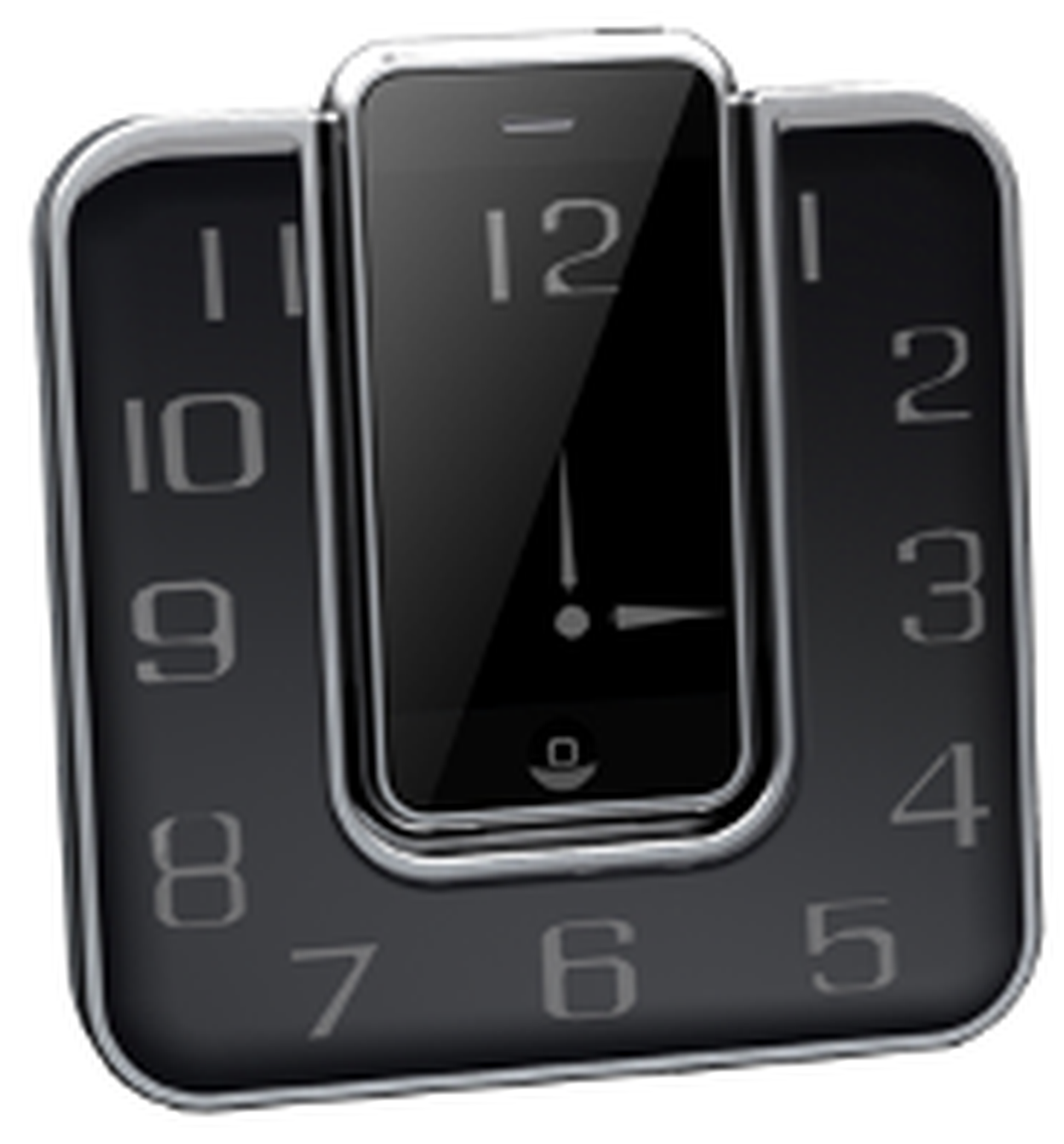 iPhone dock is also an analogue clock: Not as attractive as we'd like