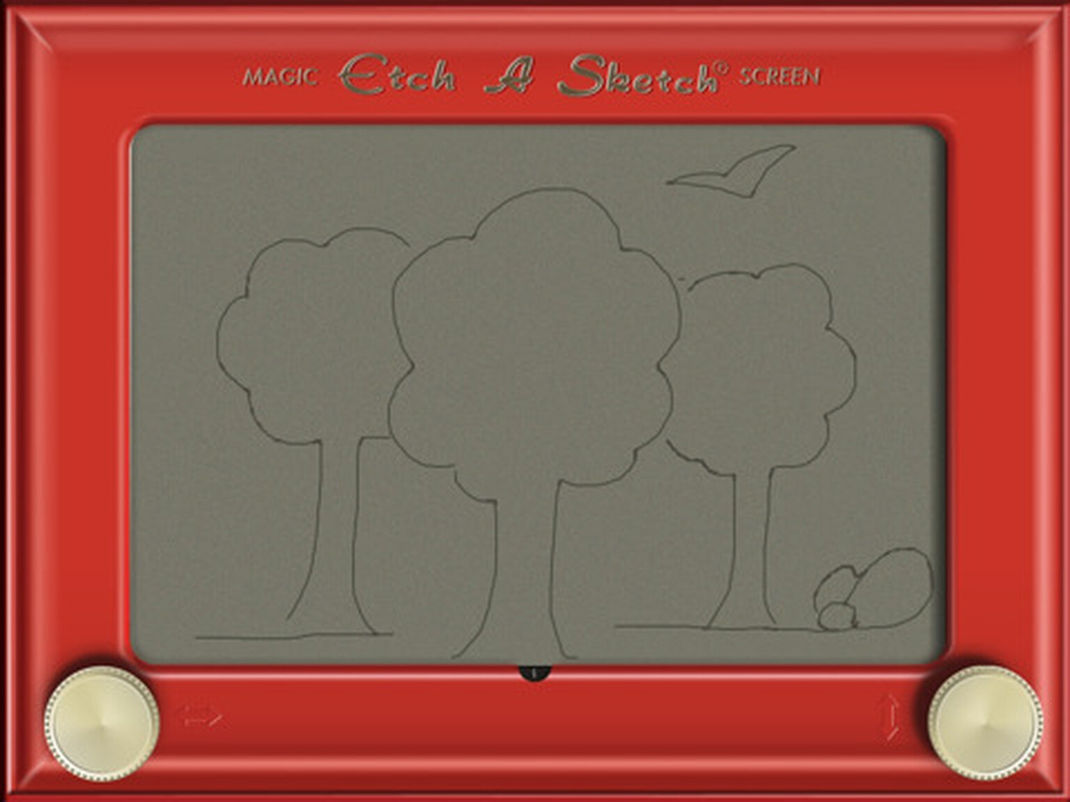 There's an official Etch A Sketch app for iPad now