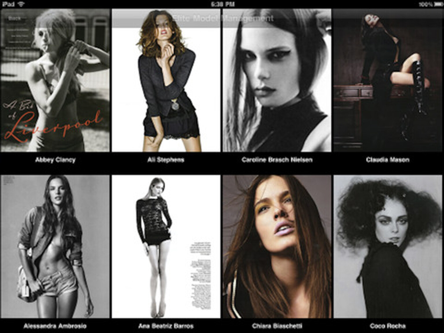 Elite Model Management Agency gets its own iPad app