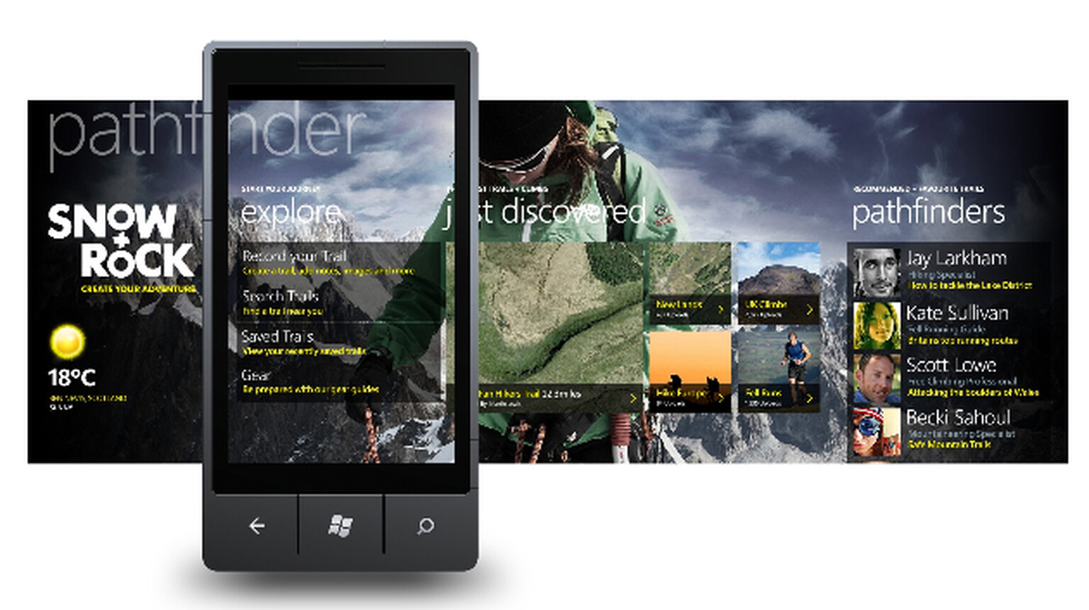 Snow+Rock to launch Windows Phone 7 app for UK hikers