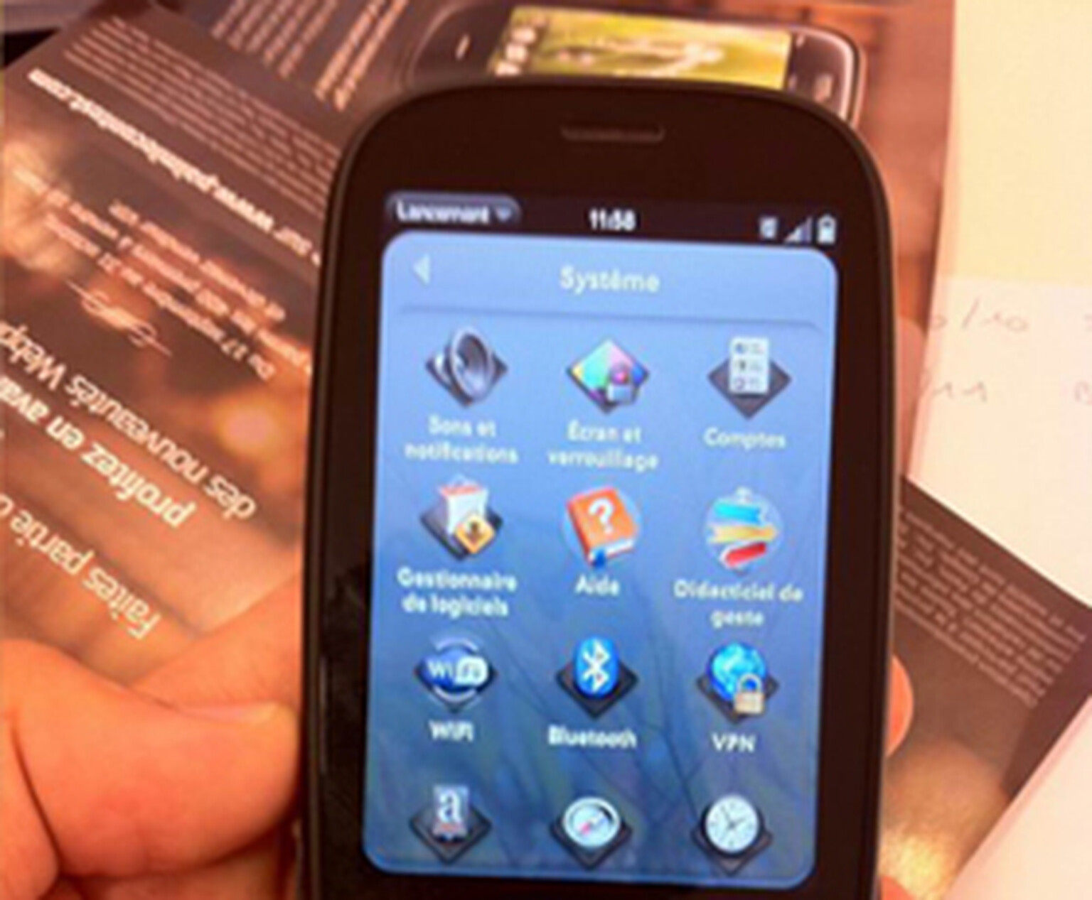 webOS 2.0-powered Palm Pre 2 pops up in France