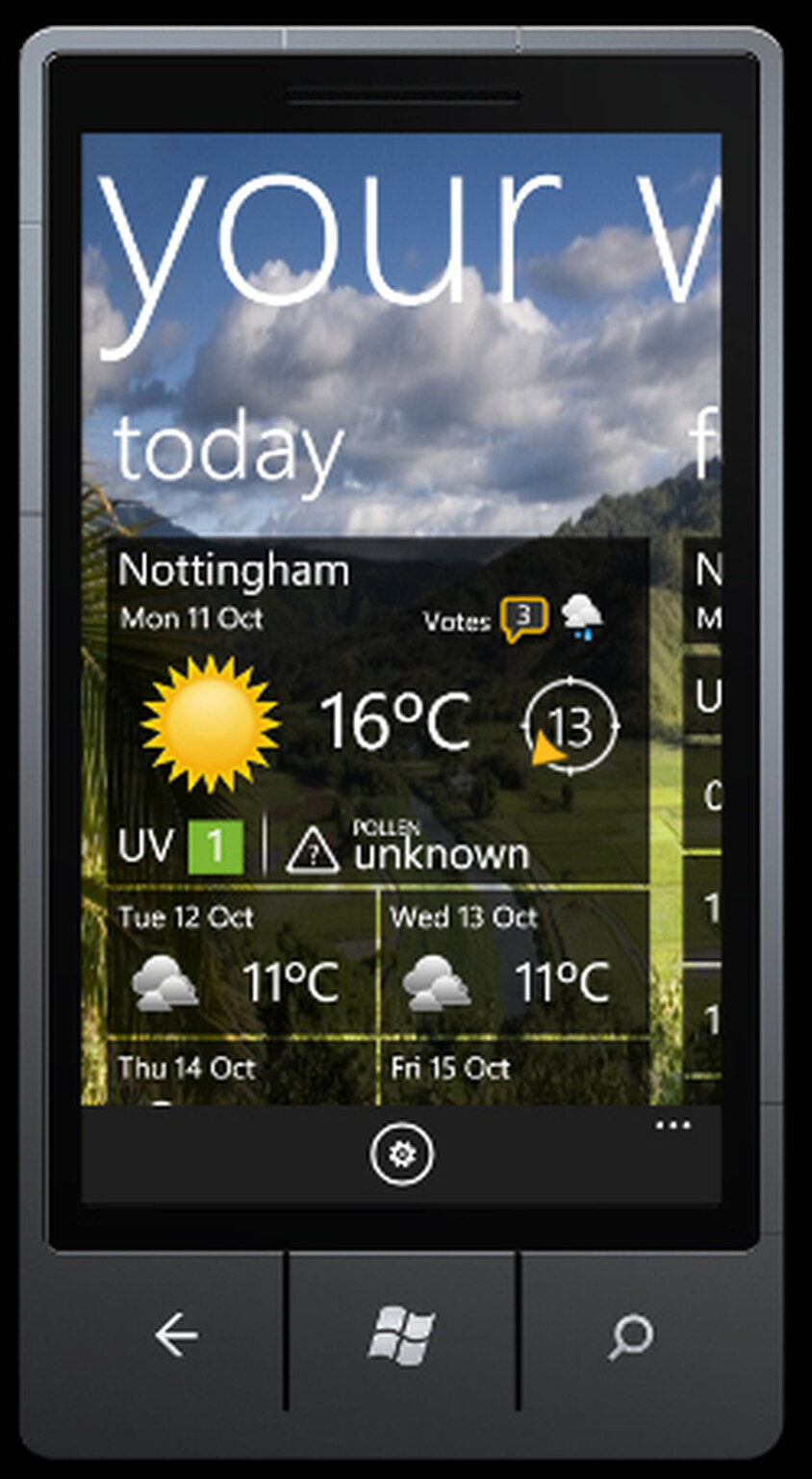 UK's Met Office unveils its Windows Phone 7 weather app