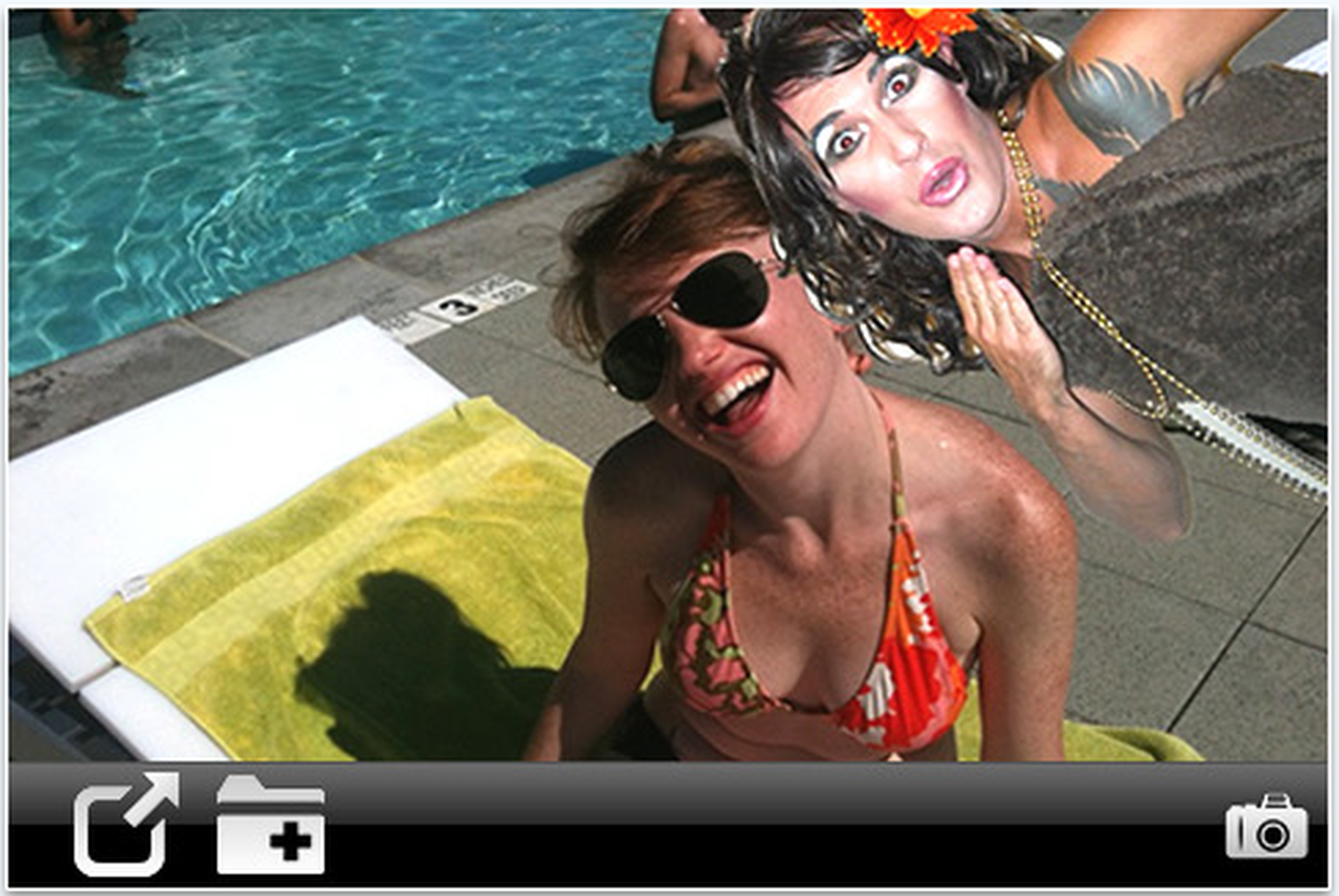 PeekaBoo Tranny bombs your photos with partying transvestites