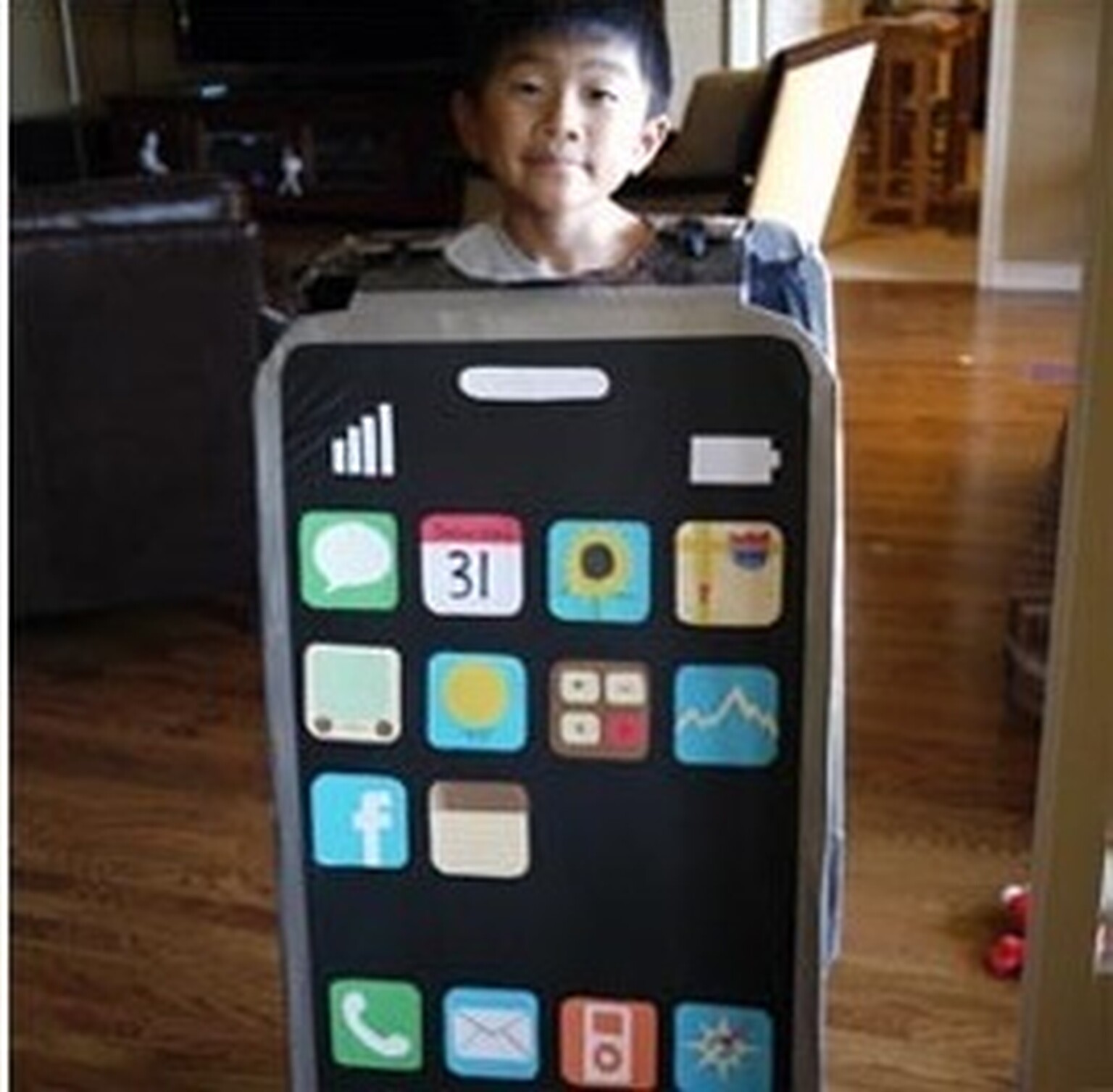 Struggling for Hallowe'en costume ideas? Dress up as an iPhone