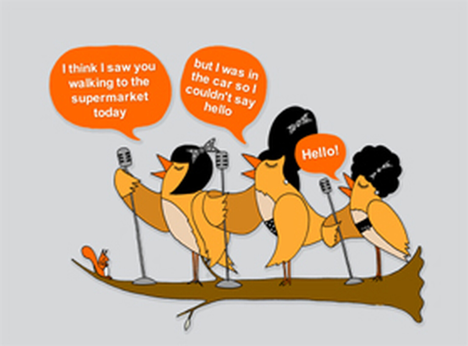Orange and the Rockabellas launch Singing Tweetagrams