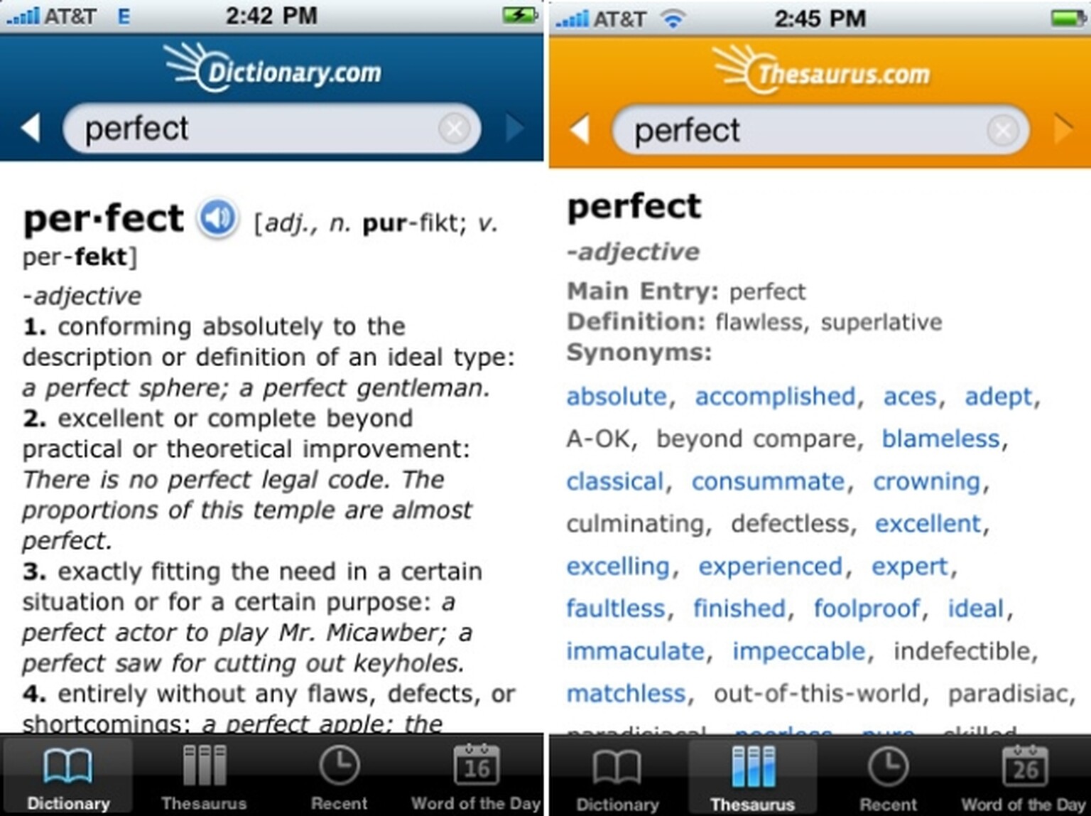 Dictionary.com: Free reference app for iPhone, Android and BlackBerry