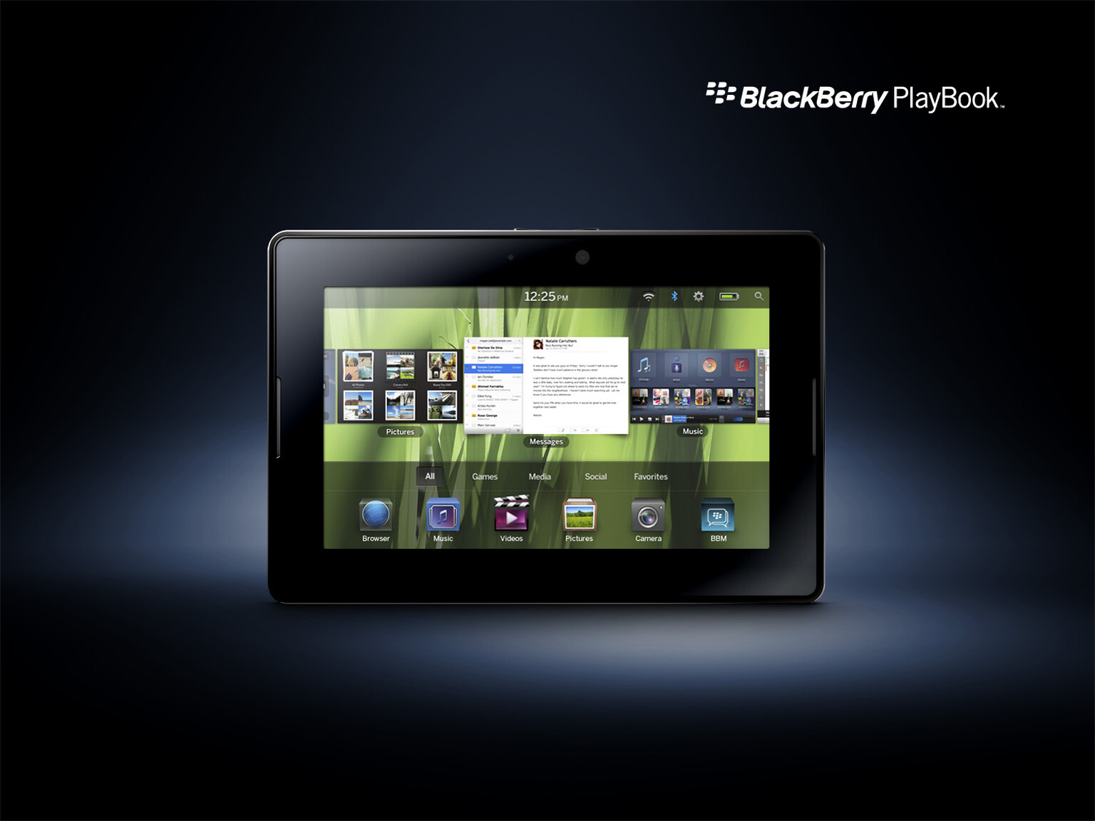 BlackBerry PlayBook: Some early official pictures