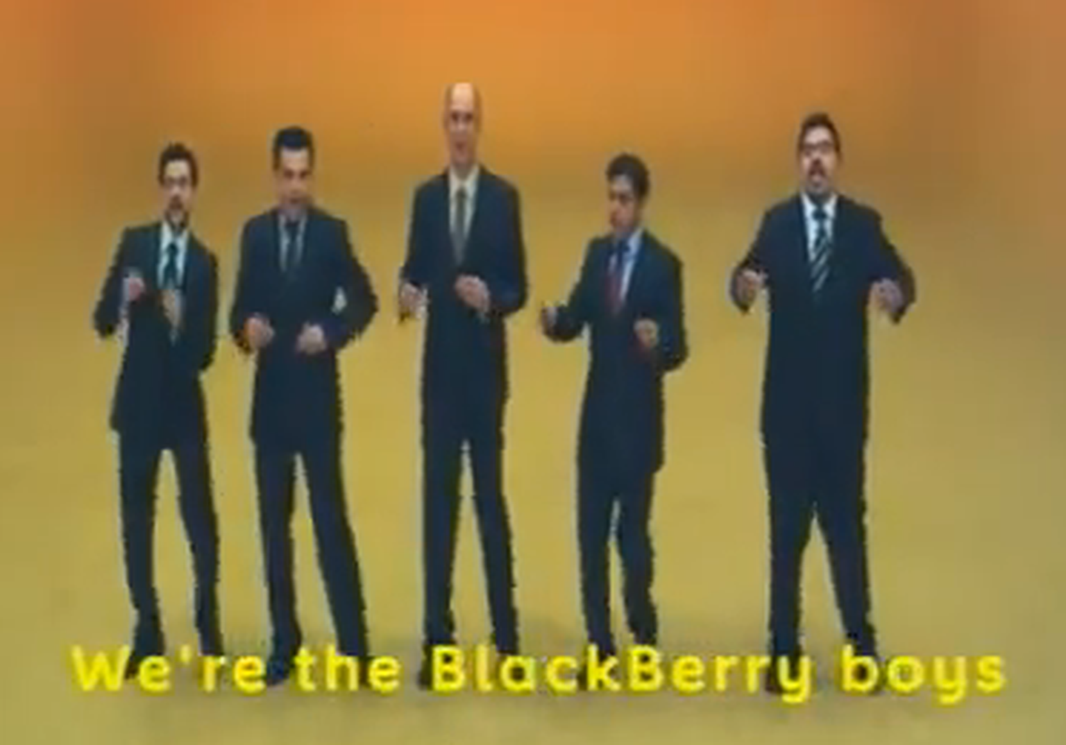 Cheesy 'BlackBerry Boys' advert perks up our Monday afternoon