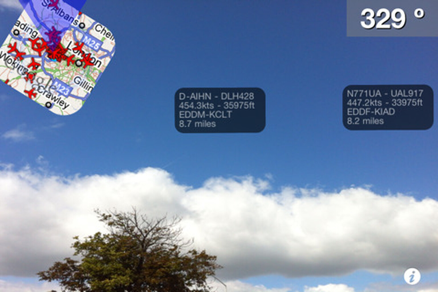 Plane Finder AR app lets you identify planes... in the sky!