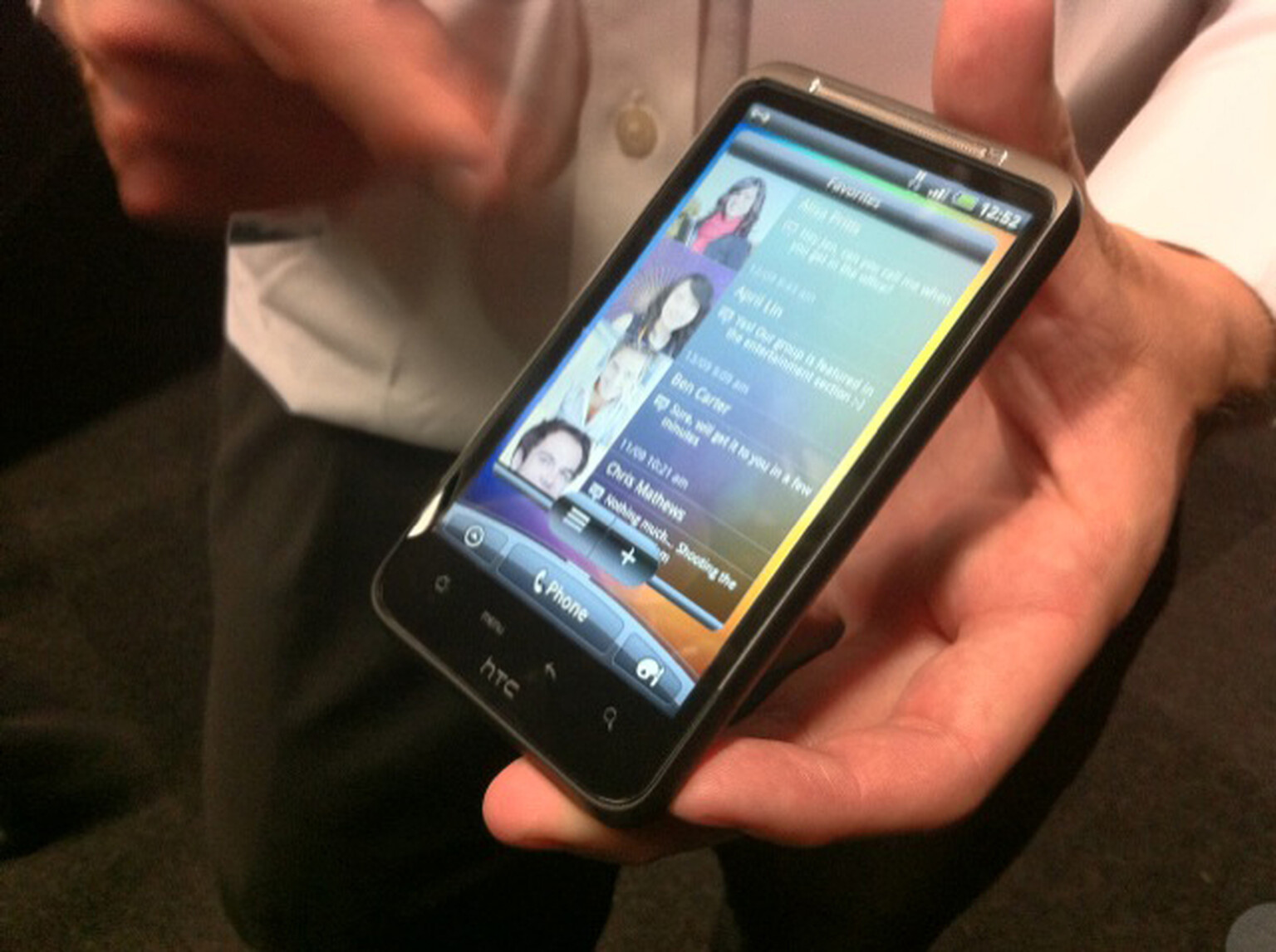 HTC Desire HD and Desire Z hands-on videos and photos