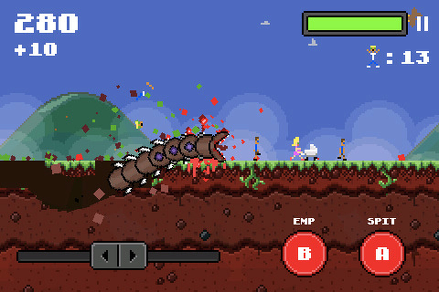App Friday: Super Mega Worm sends tremors through iPhone-land
