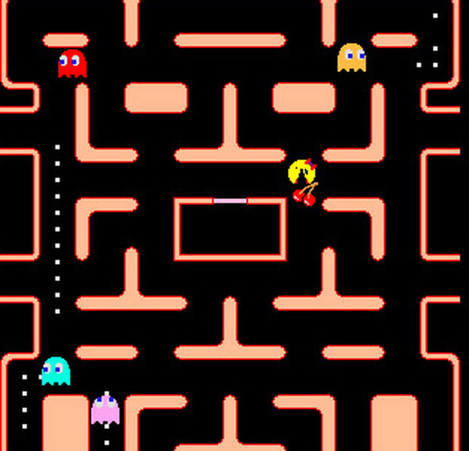 The first Game Center game is... Ms. Pac-Man!