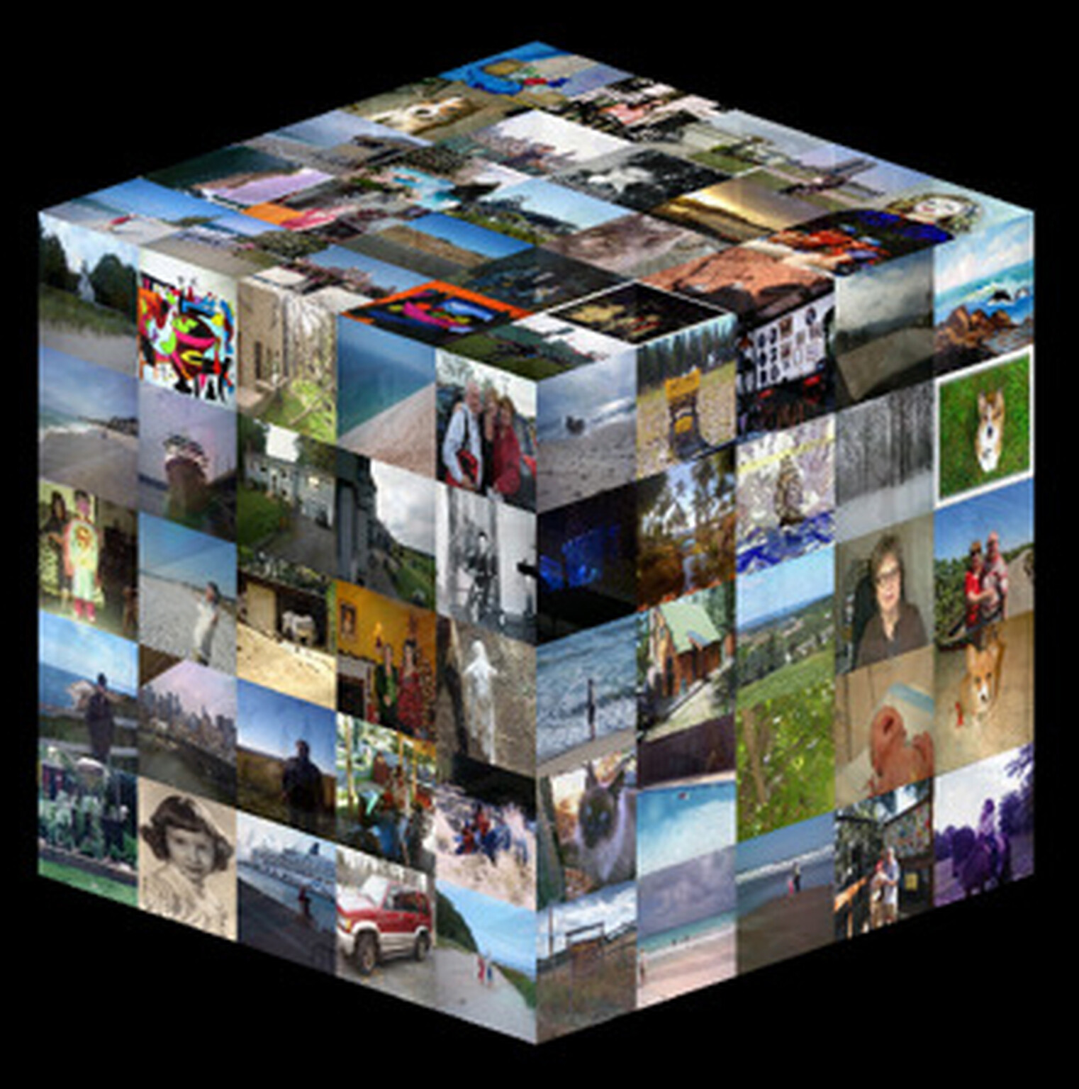 Qubical iPhone app turns Facebook into a 3D cube