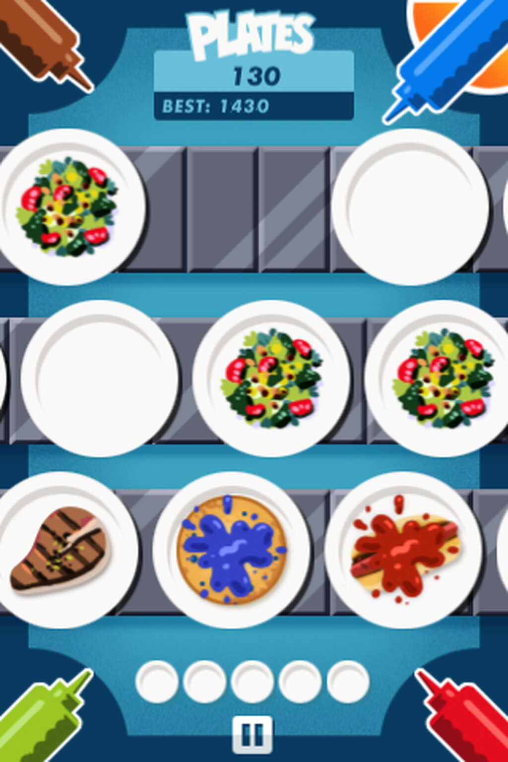 Plates will test your finger-speed and your appetite
