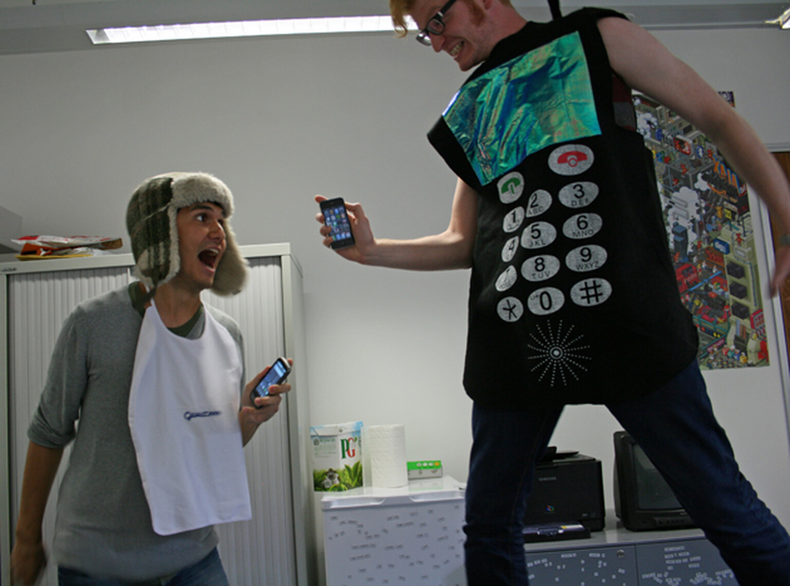 Caption competition: What is going on in the Recombu office? Seriously?