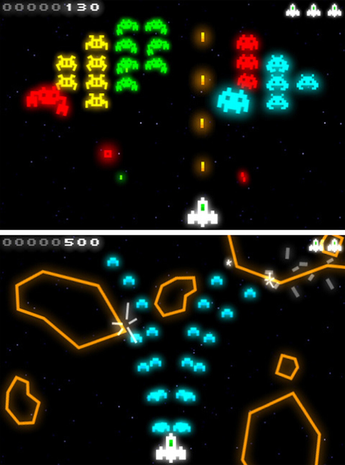Radiant for iPhone and Android: retrotastic scrolling shooter