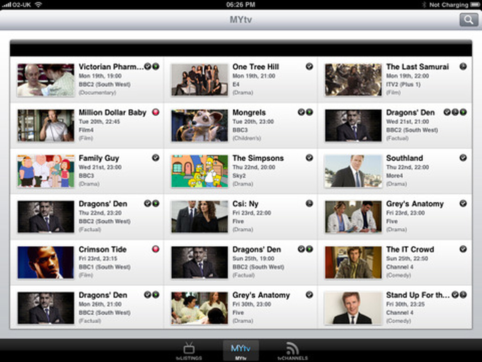 iPad gets FindMeTV personal TV guide app