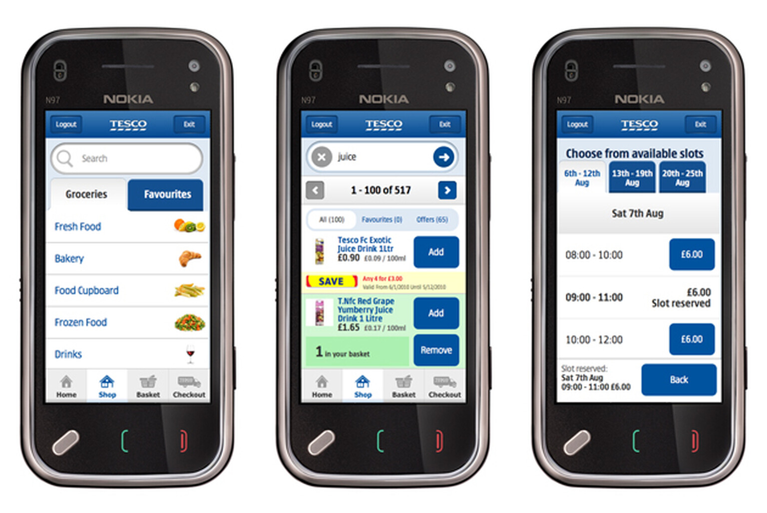 Nokia picks up Tesco Grocery app for Ovi