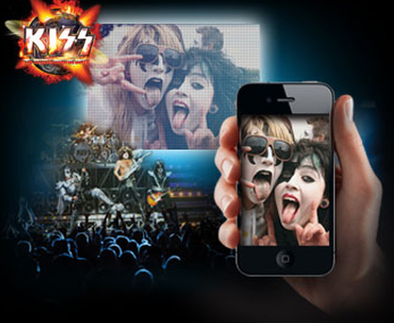 New Liveshare app will make Kiss fans famous (sort of)