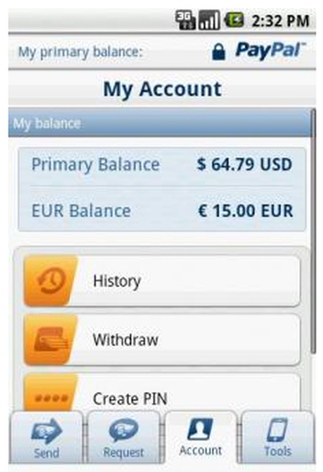 Split the bill and bump payments with PayPal for Android