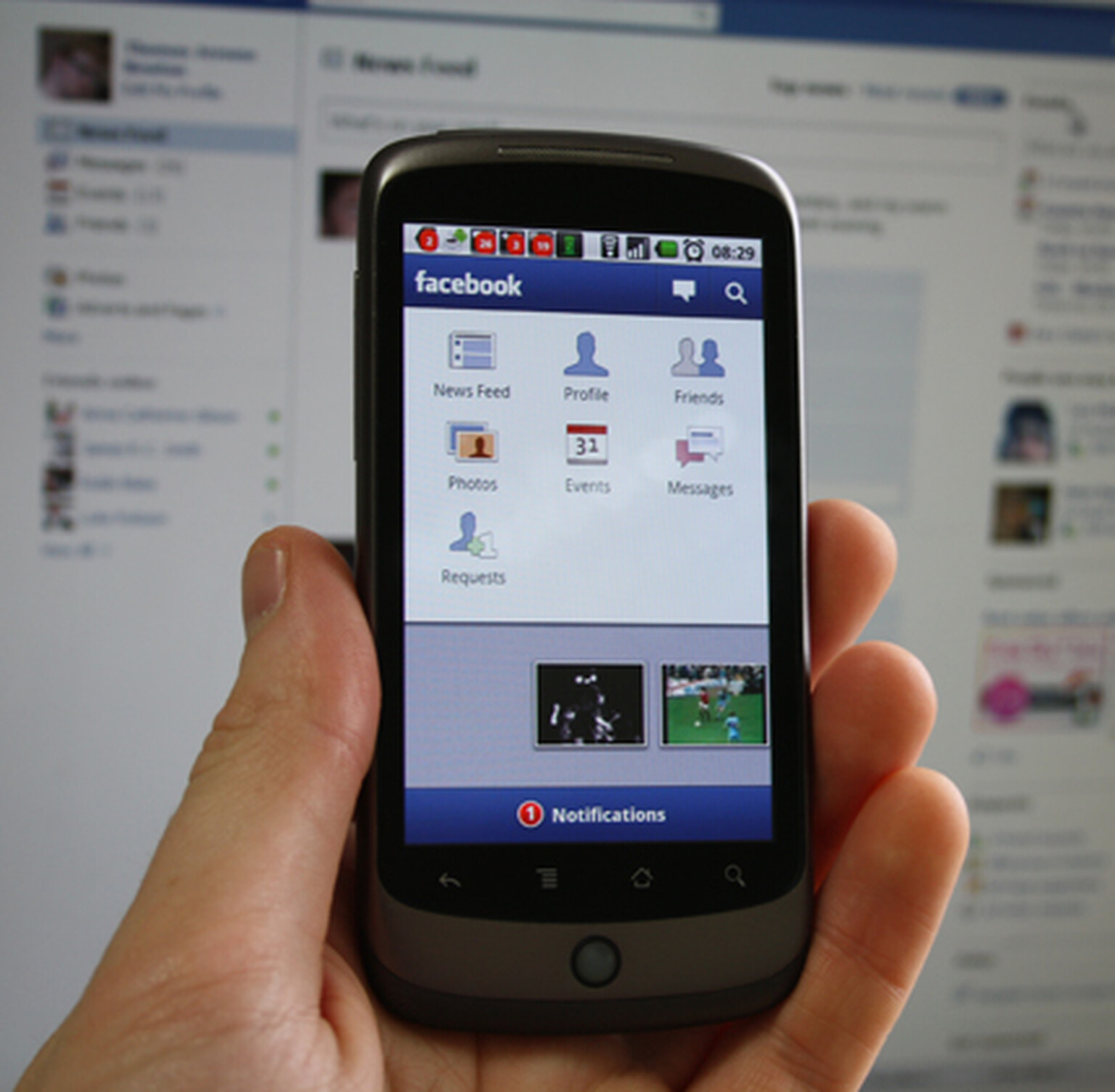 Facebook for Android gets updated, now more like the real thing