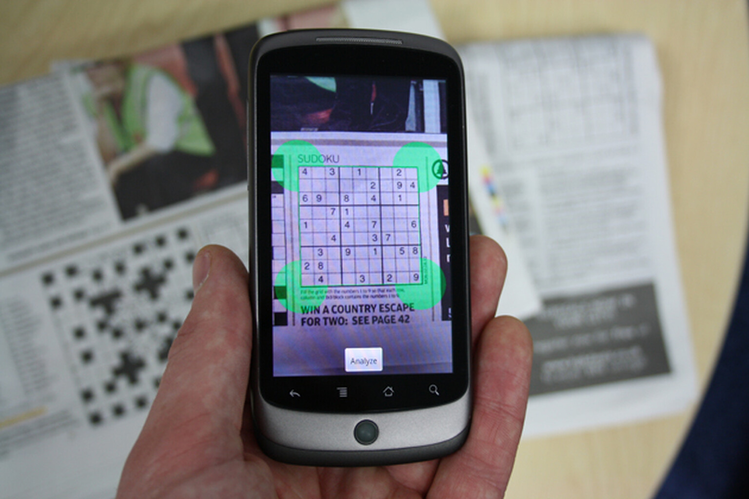 Solve Sudoku puzzles in seconds: Sudoku Camera for Android